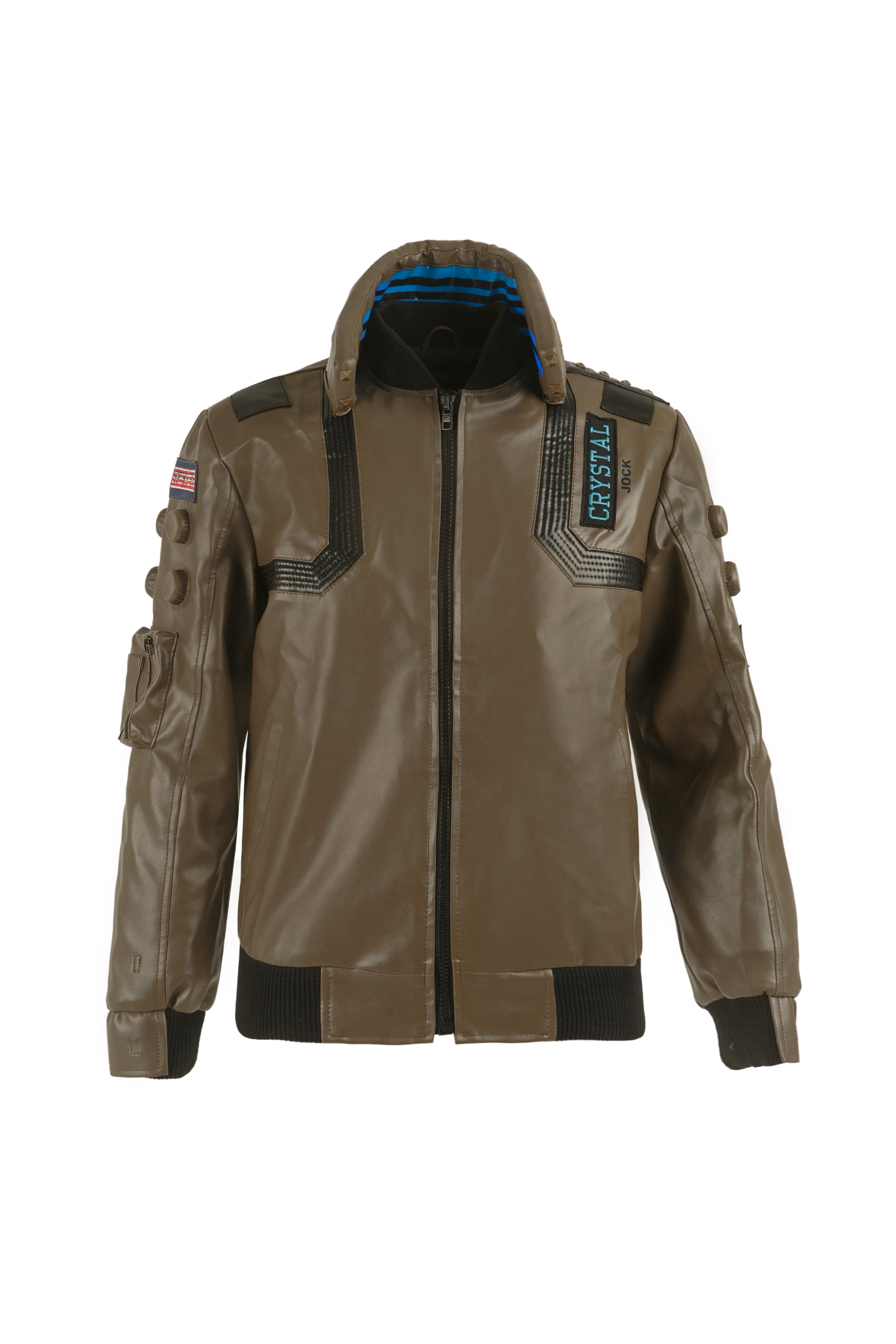 Cyberpunk 2077 Green Jacket Valerie Samurai Bomber Leather Jacket