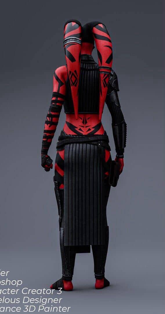 Lady Maul - RED & BLACK