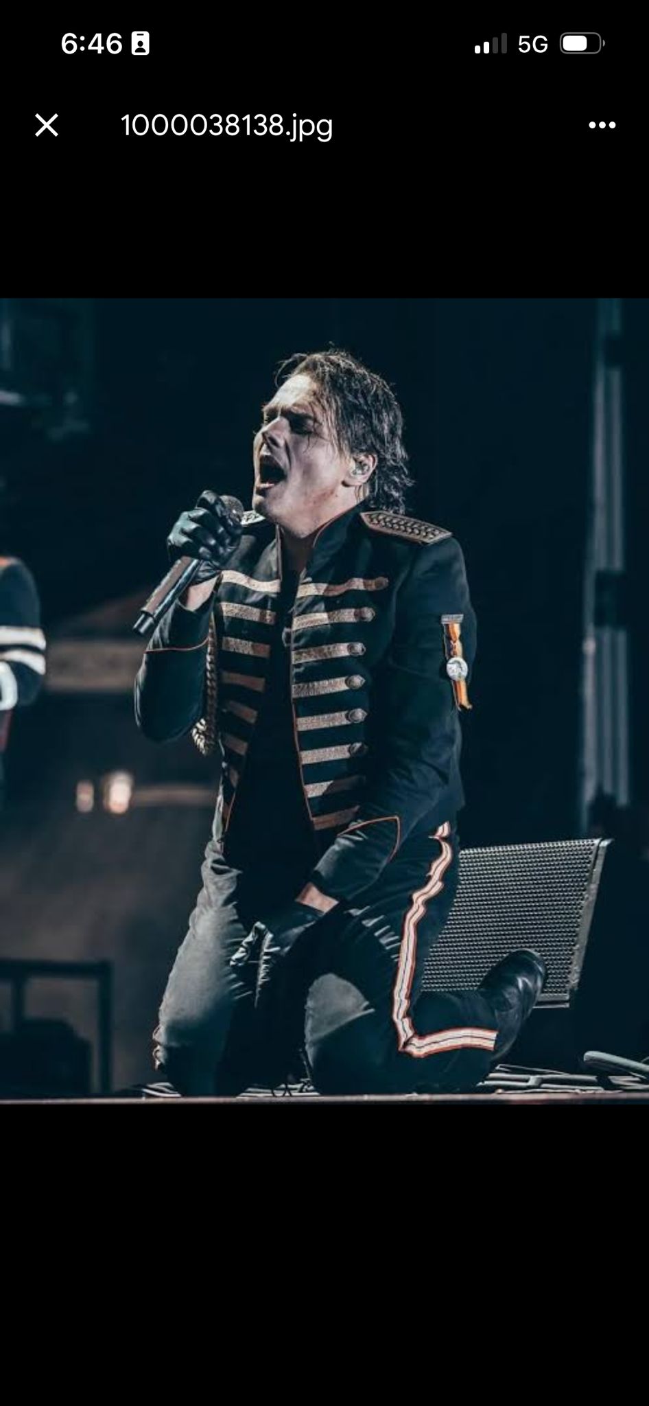 Black Parade Jacket My Chemical Romance Military Jacket - Designed by Ox and Bulls Leather