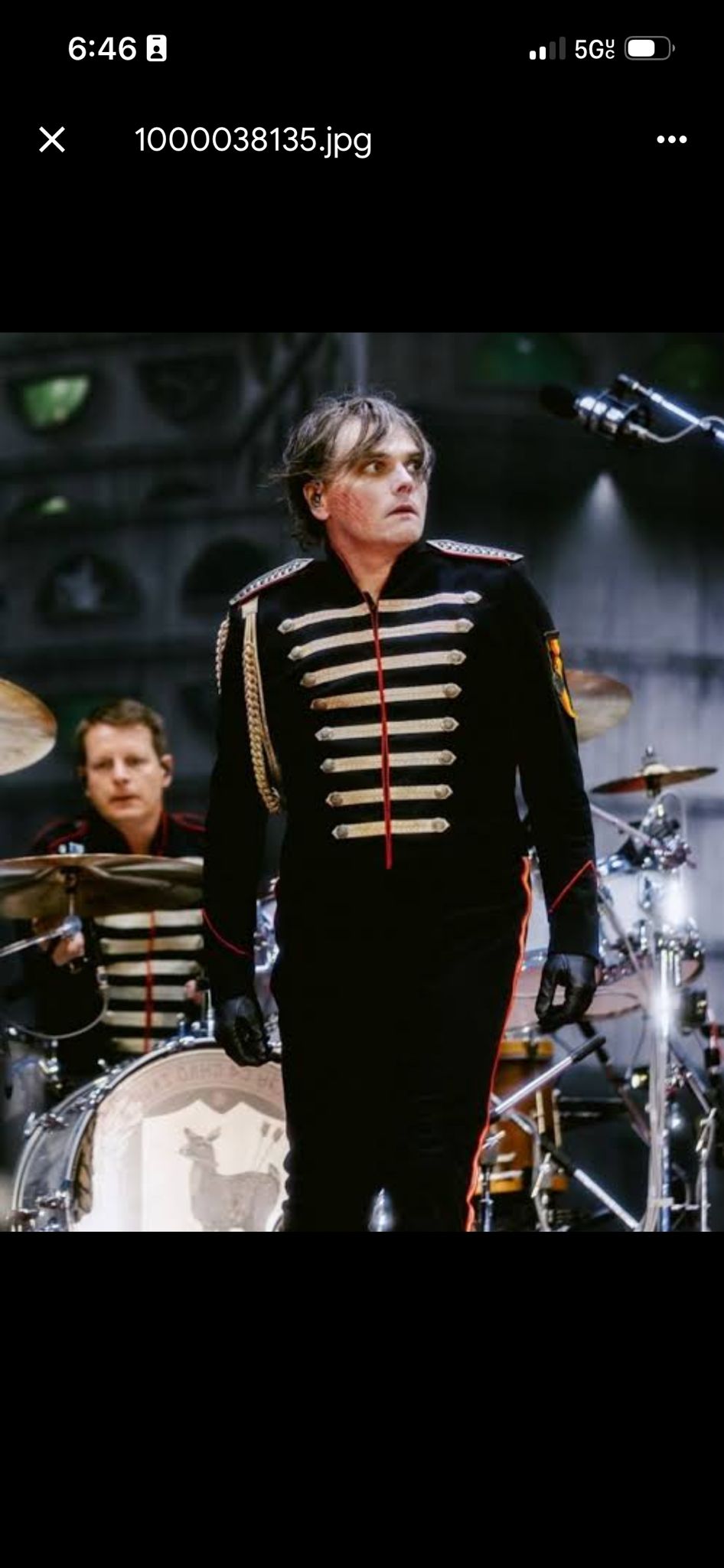 Black Parade Jacket My Chemical Romance Military Jacket - Designed by Ox and Bulls Leather