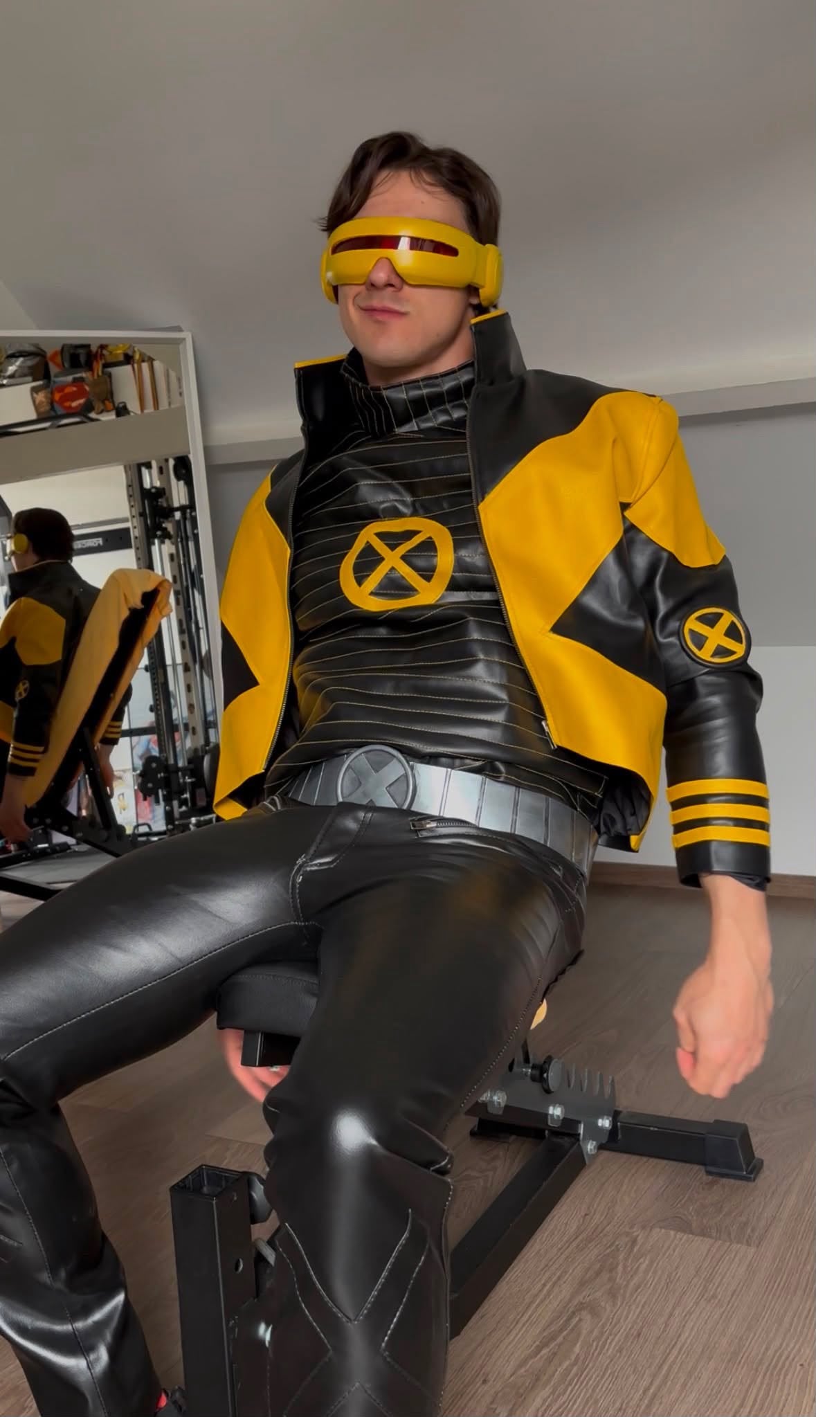Cyclops X-Men '97 Cosplay Suit | Premium Leather Costume | Comic & Convention Outfit