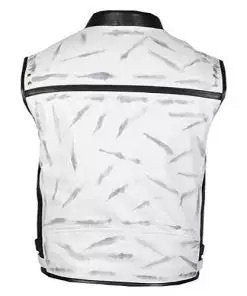 Handmade Solo A Star Wars Story Alden Ehrenreich White Leather Vest Handmade Cosplay Costume