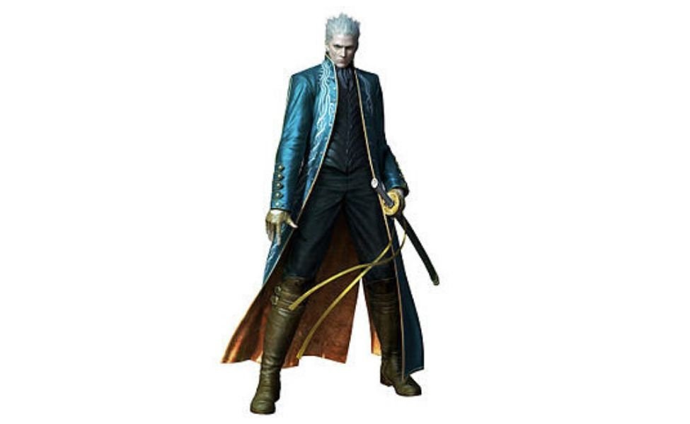 Handmade Vergil from Devil May Cry 3 Cosplay Coat