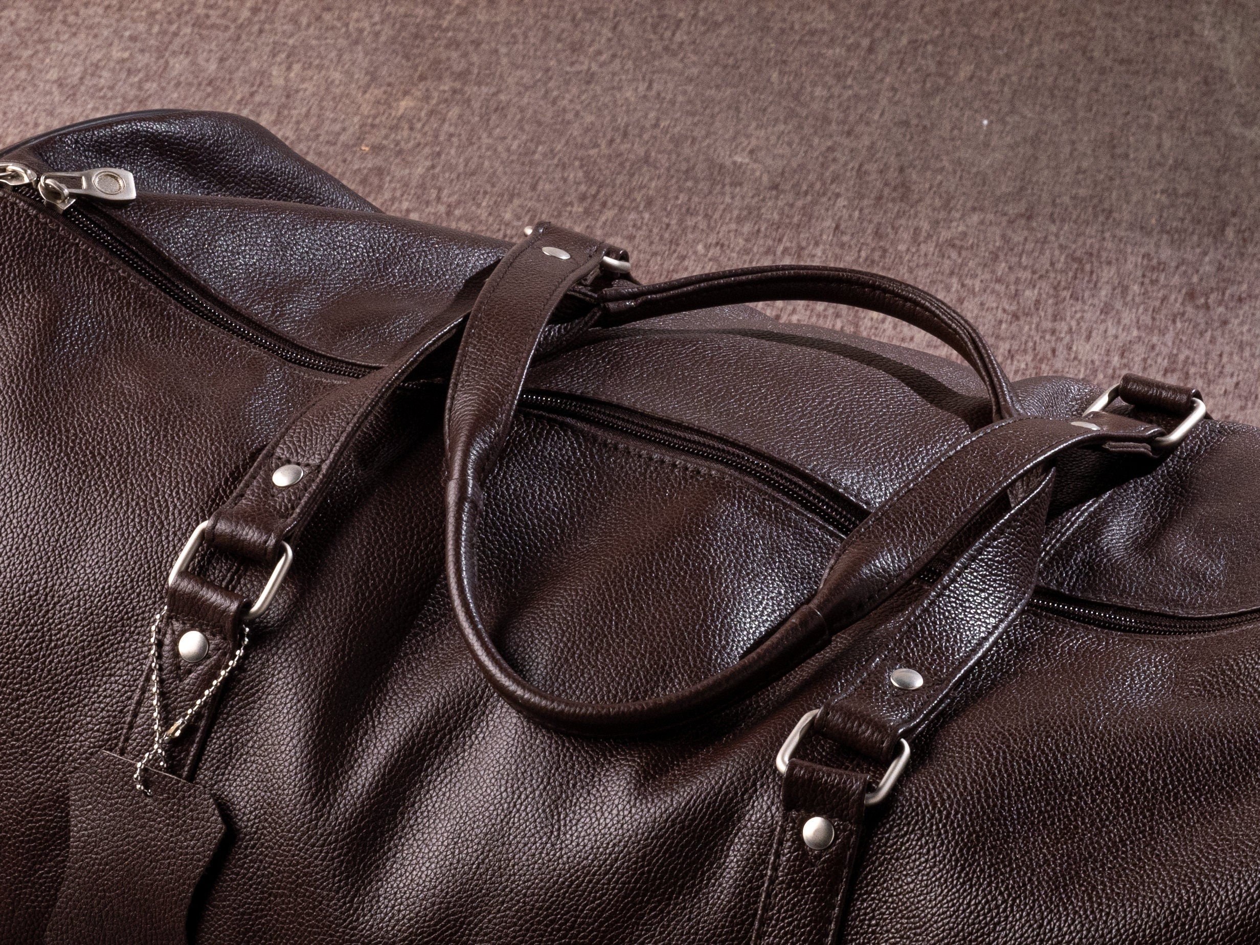 Handmade Leather Duffle Bag Men | Genuine Leather Weekender Bag | Handmade Leather Travel Bag | Carry On Bag | Personalized Gift For Him