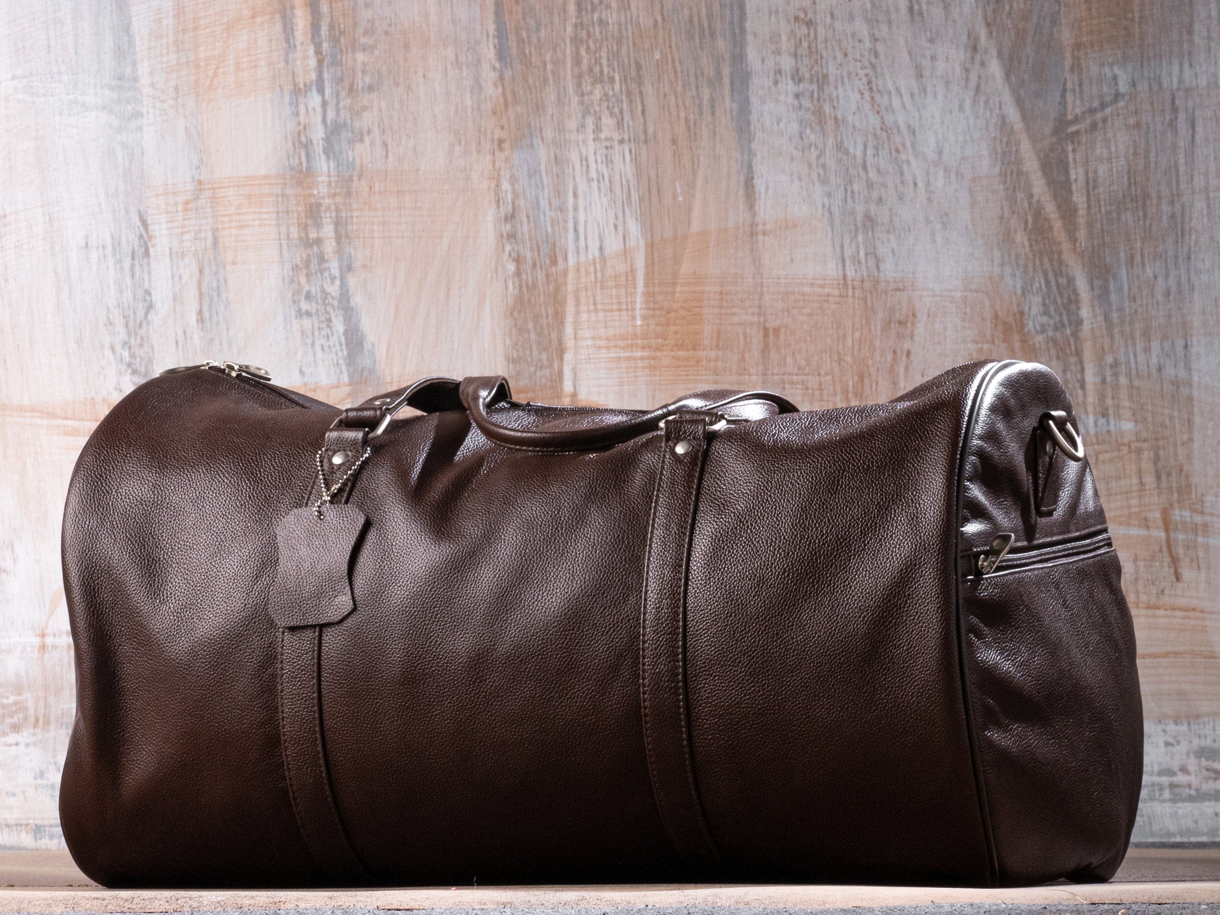 Handmade Leather Duffle Bag Men | Genuine Leather Weekender Bag | Handmade Leather Travel Bag | Carry On Bag | Personalized Gift For Him