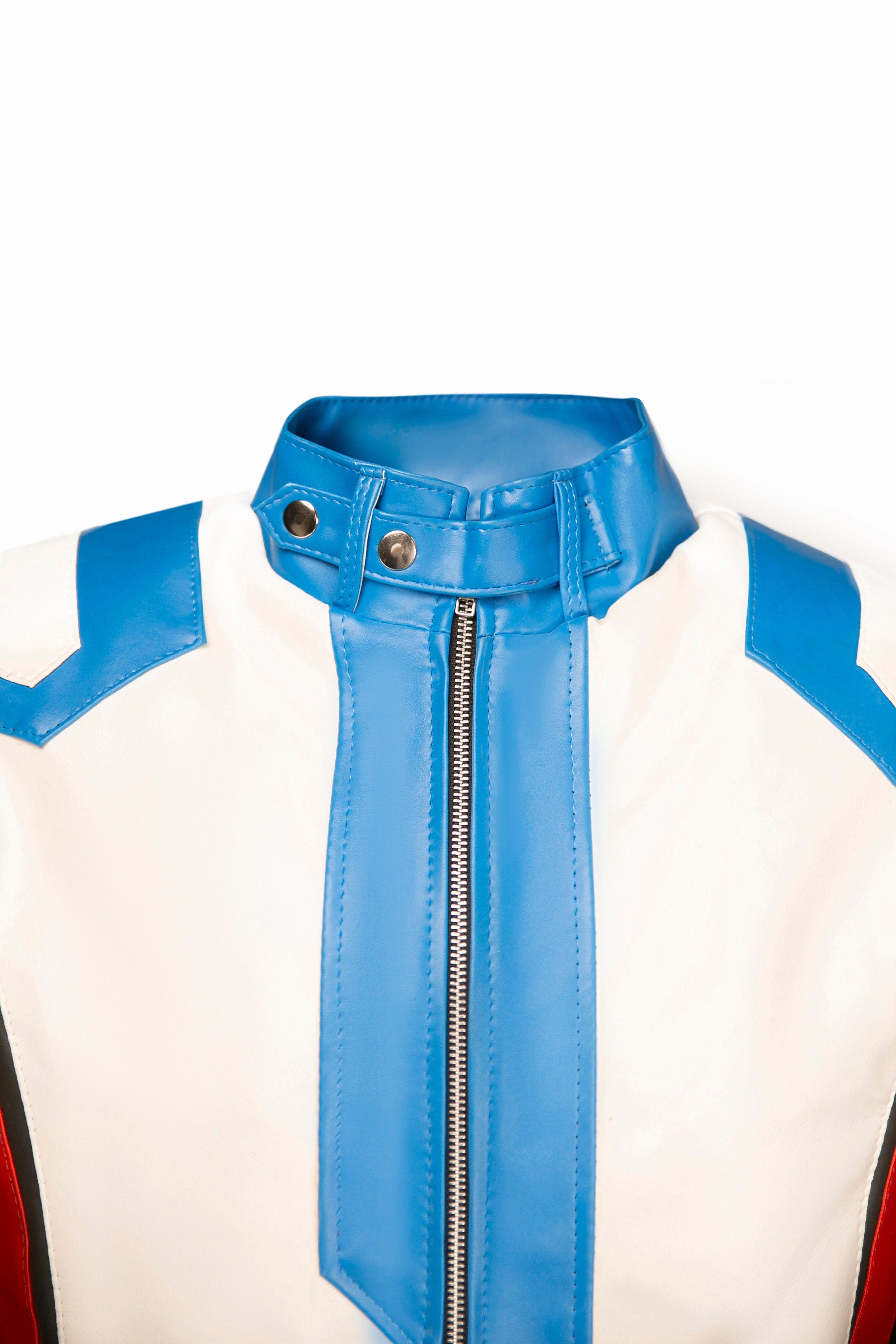 Handmade Soldier 76 Vegan Leather Jacket Cosplay Costume Over Watch