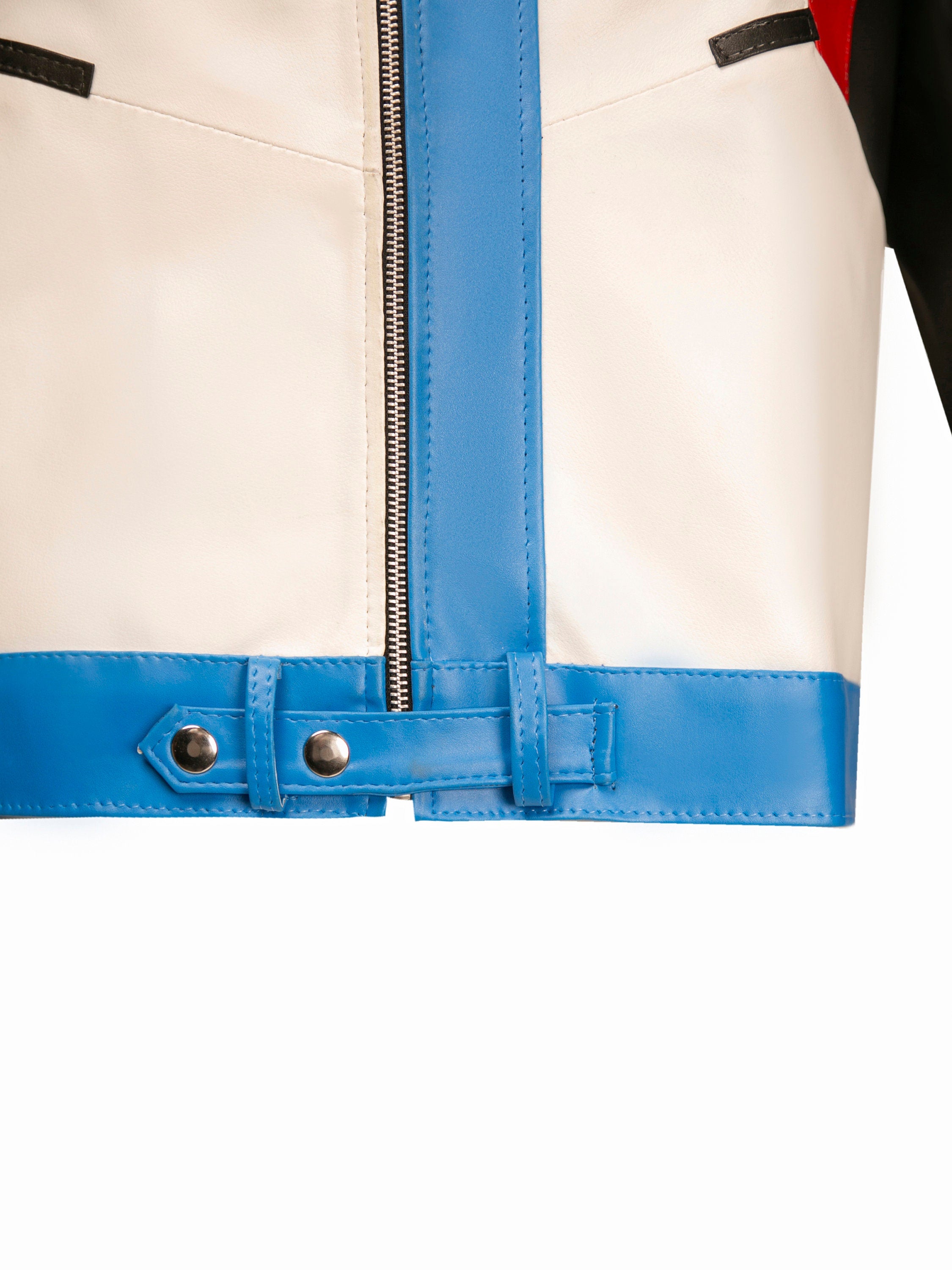 Handmade Soldier 76 Vegan Leather Jacket Cosplay Costume Over Watch