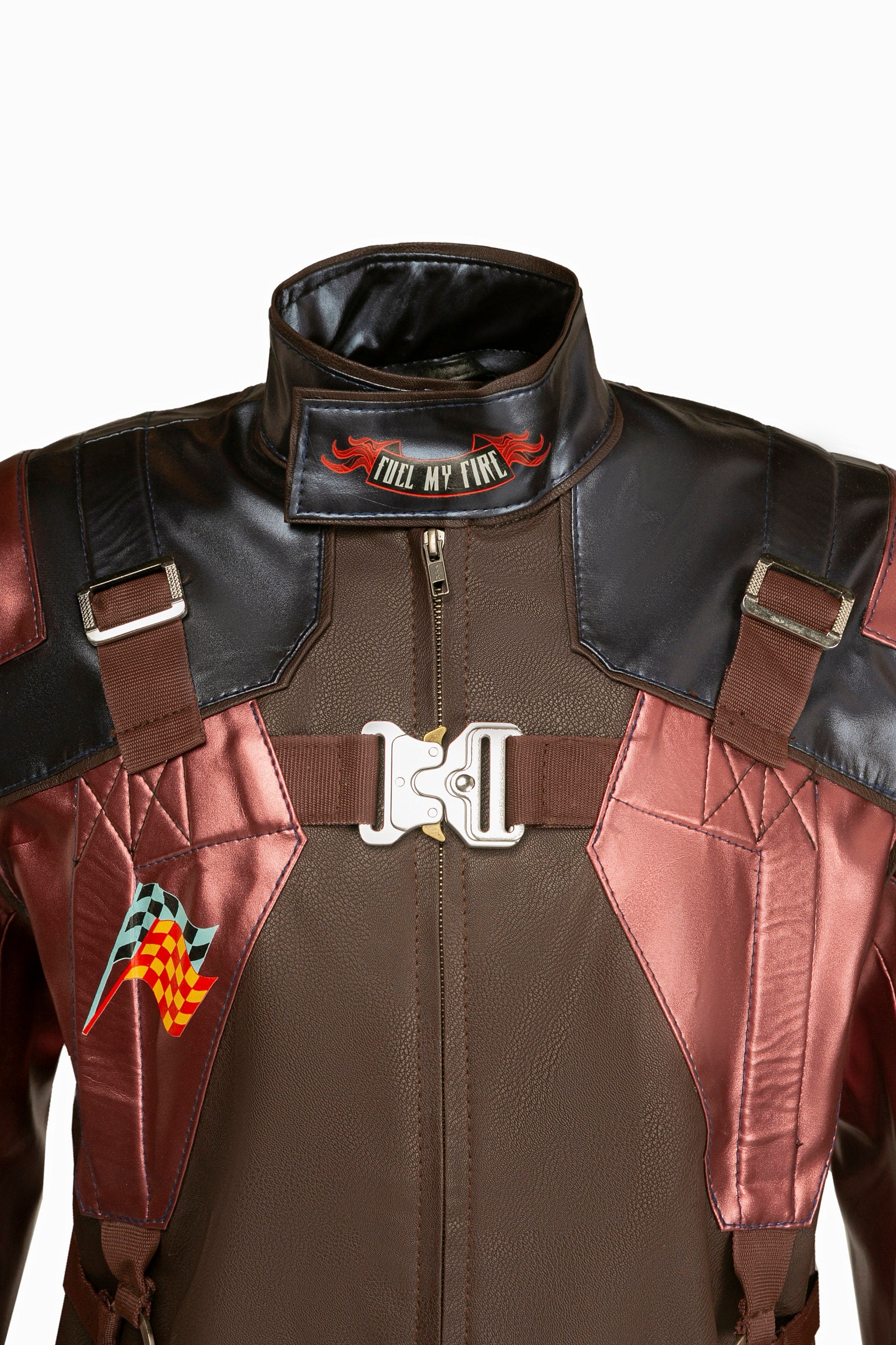 Handmade Cybernetic 2077 Jacket – Faux Leather Cosplay, Aldecaldo Nomads