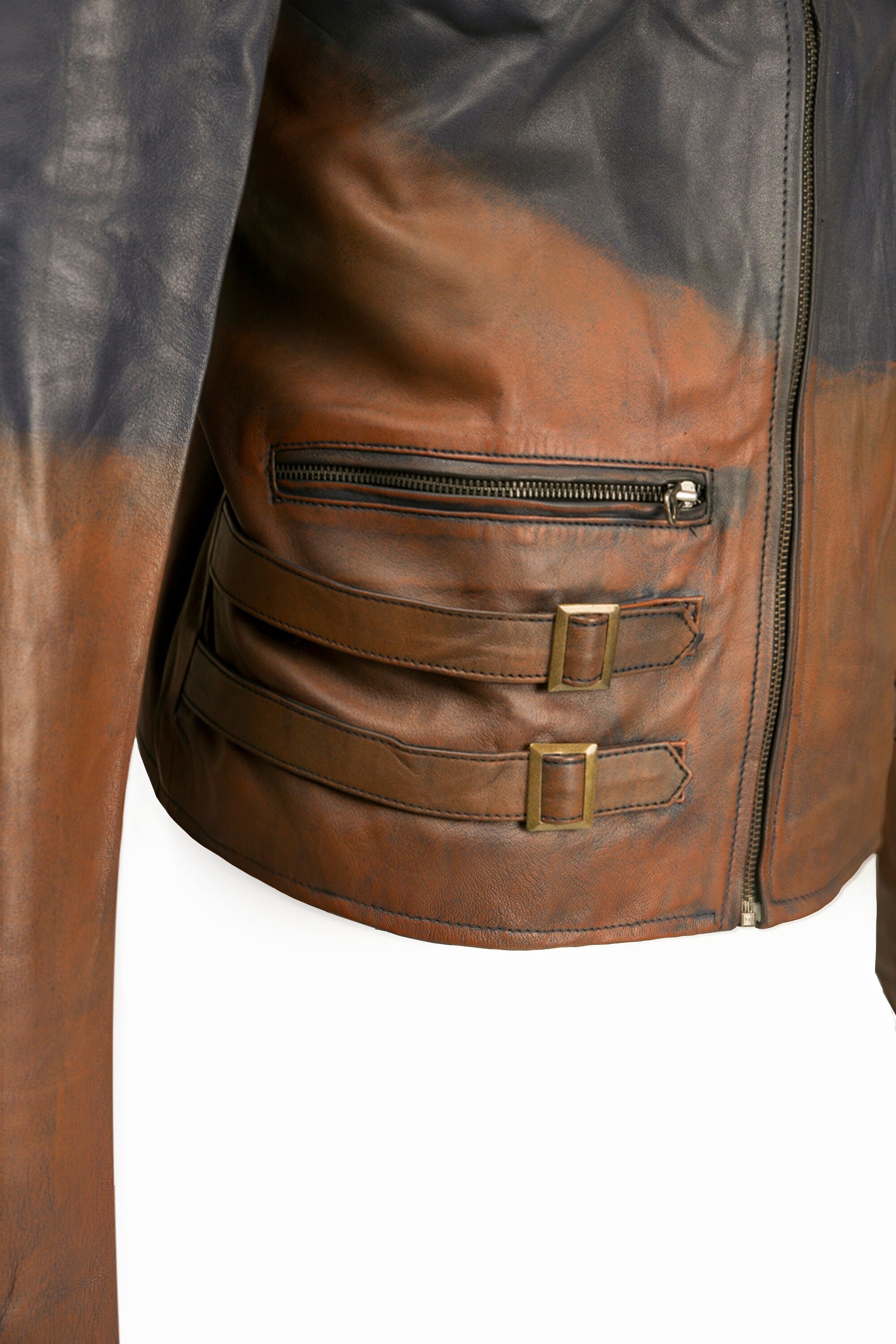 Handmade Resident Evil 4 Luis Serra Leather Jacket