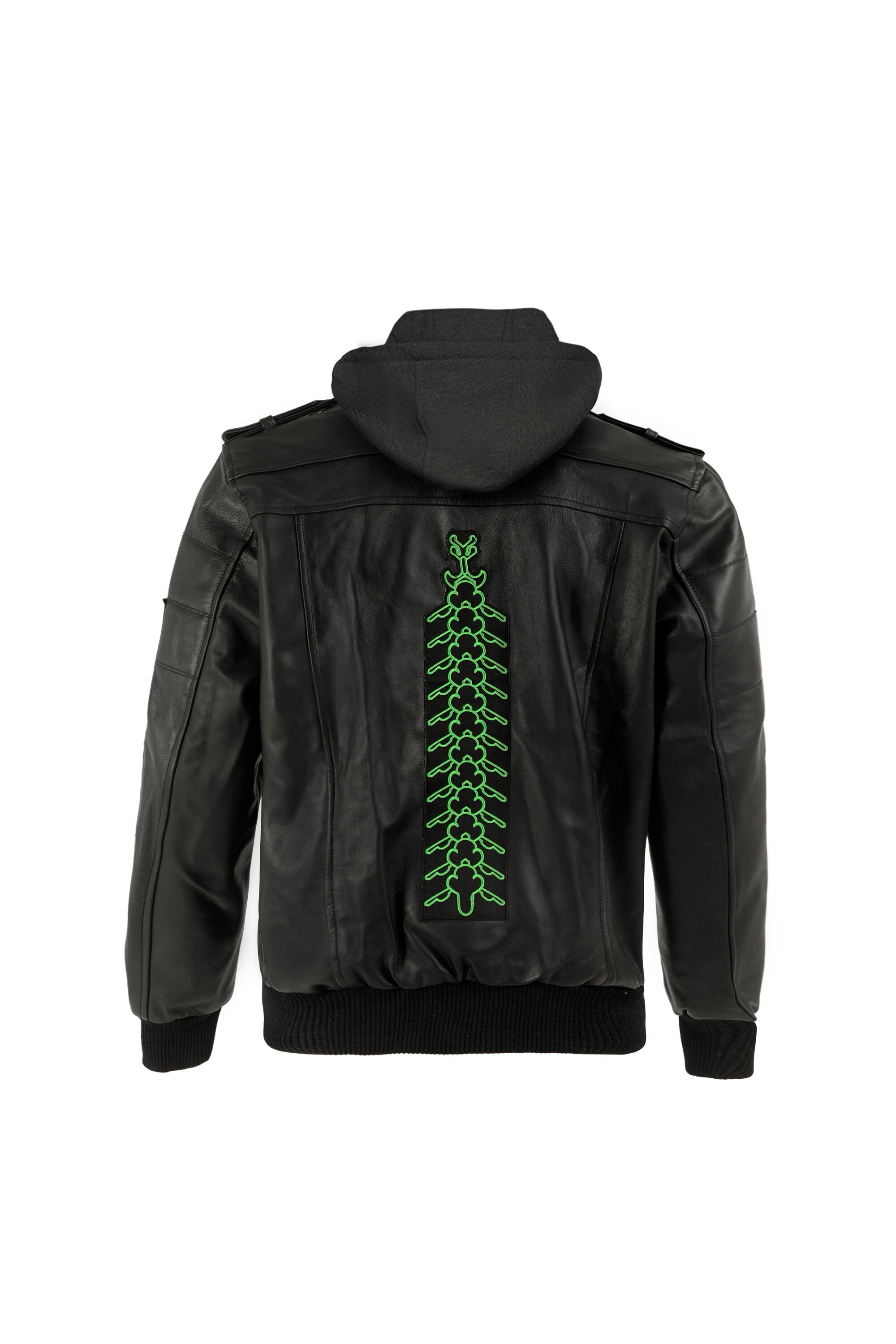 Handmade Edge-runners Samurai 20-77 Bomber Leather Jacket