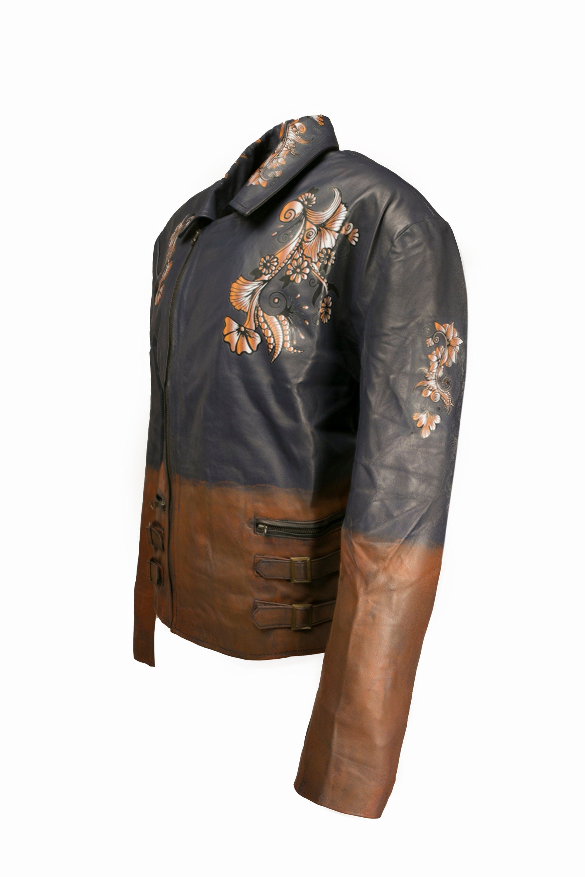 Handmade Resident Evil 4 Luis Serra Leather Jacket