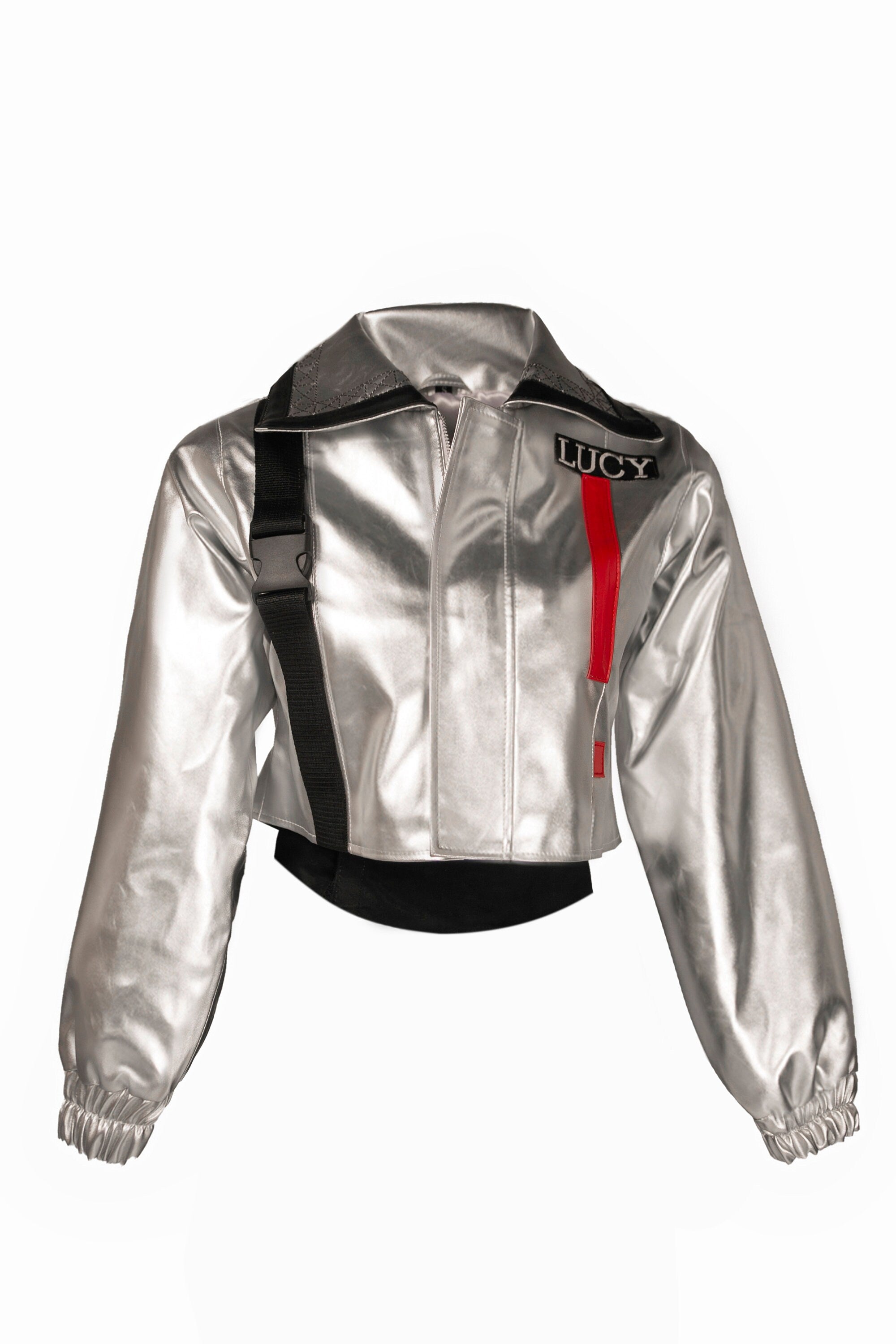 Lucy's Edgerunner Cybernetic Cosplay Jacket for Women Handcrafted by Ox and Bulls