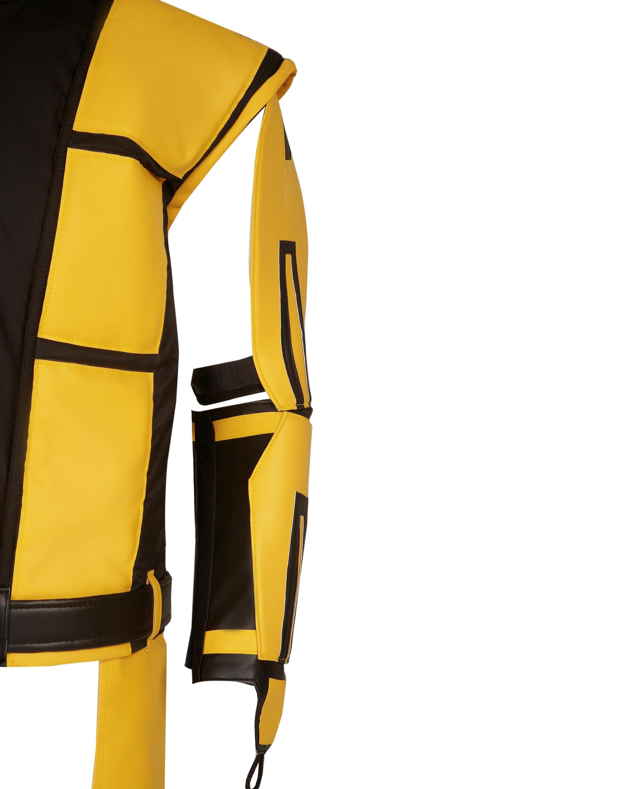 Scorpion Mortal Kombat Cosplay Costume Suit with Vest Handcrafted by Ox and Bulls