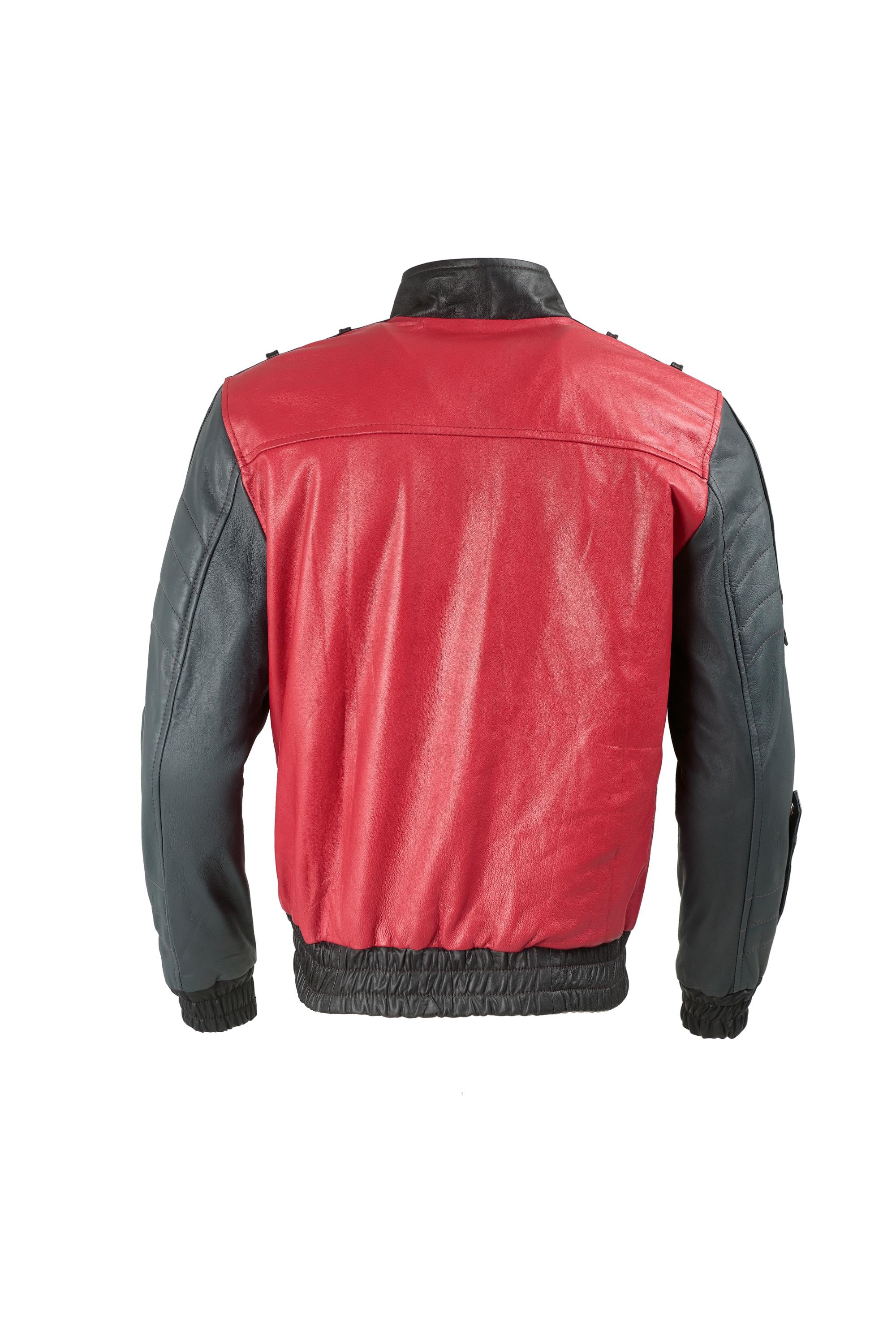 Handmade Marty McFly 2 Leather jacket, BTTF Part ll Back to the future Michael J.Fox