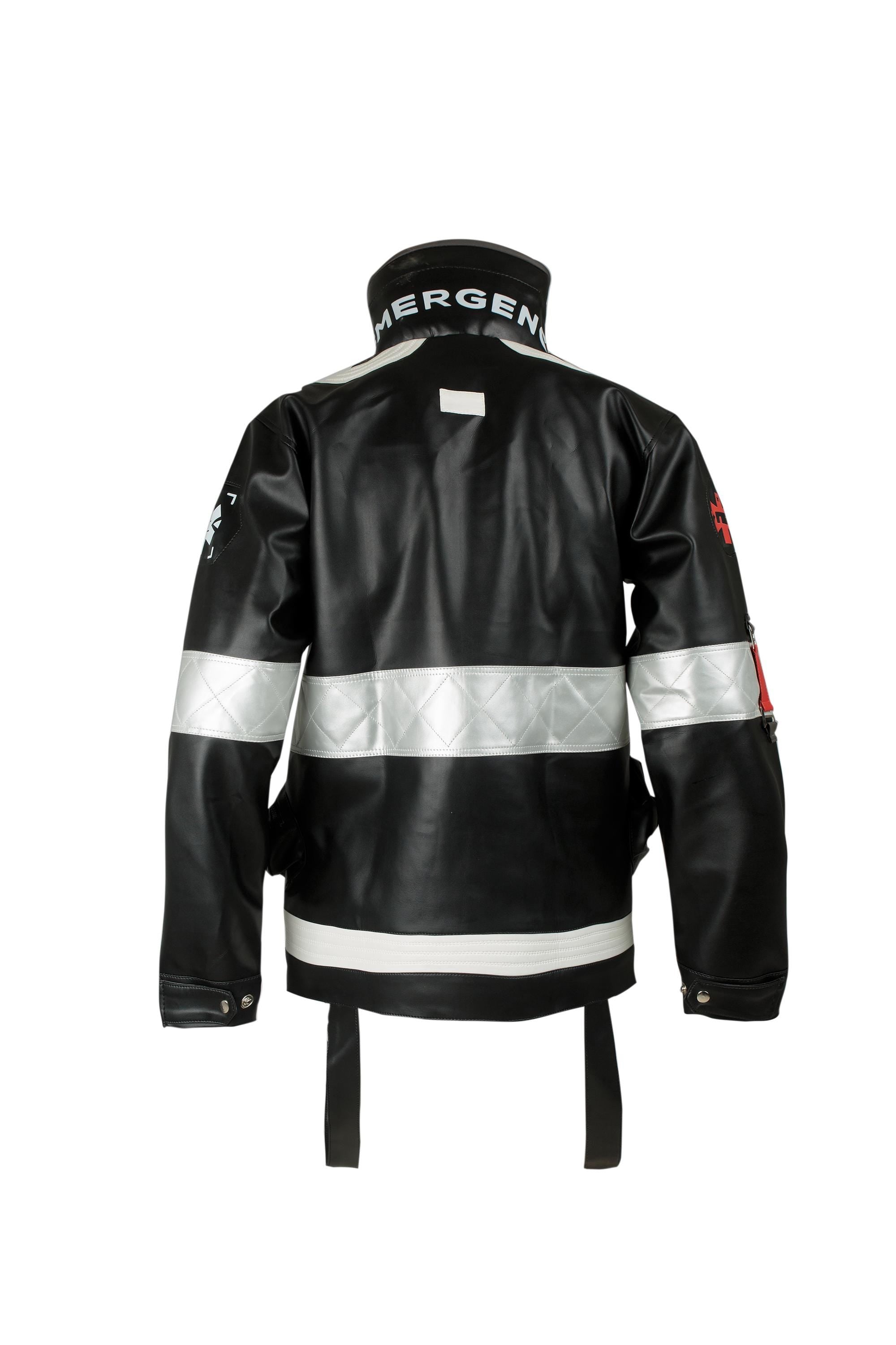 Customizable Black Cybernetic Maverick Jacket inspired by the David Martinez's Cyberpunk -Handmade Cosplay- Make your own Cyberpunk Jacket!