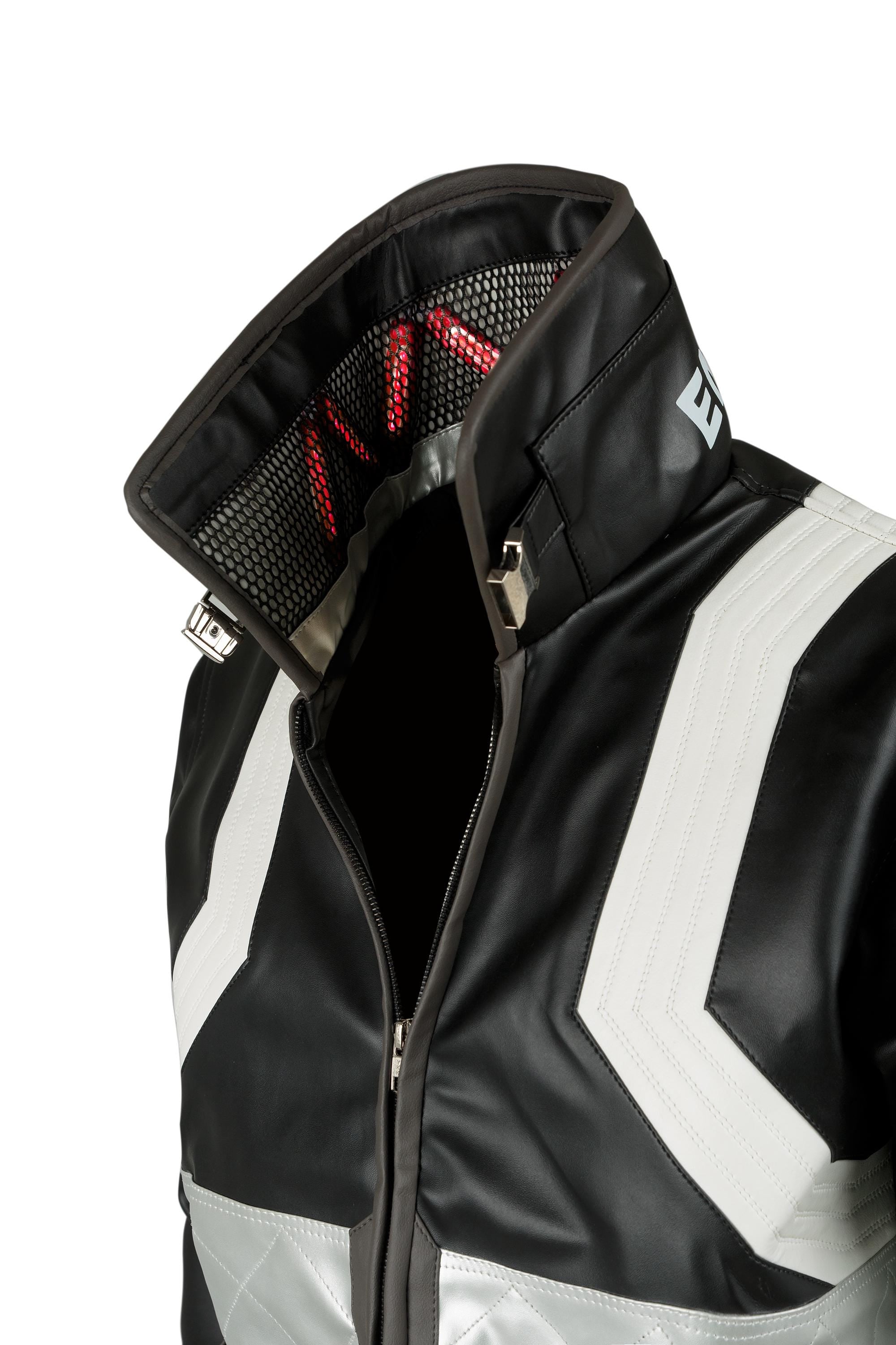 Customizable Black Cybernetic Maverick Jacket inspired by the David Martinez's Cyberpunk -Handmade Cosplay- Make your own Cyberpunk Jacket!