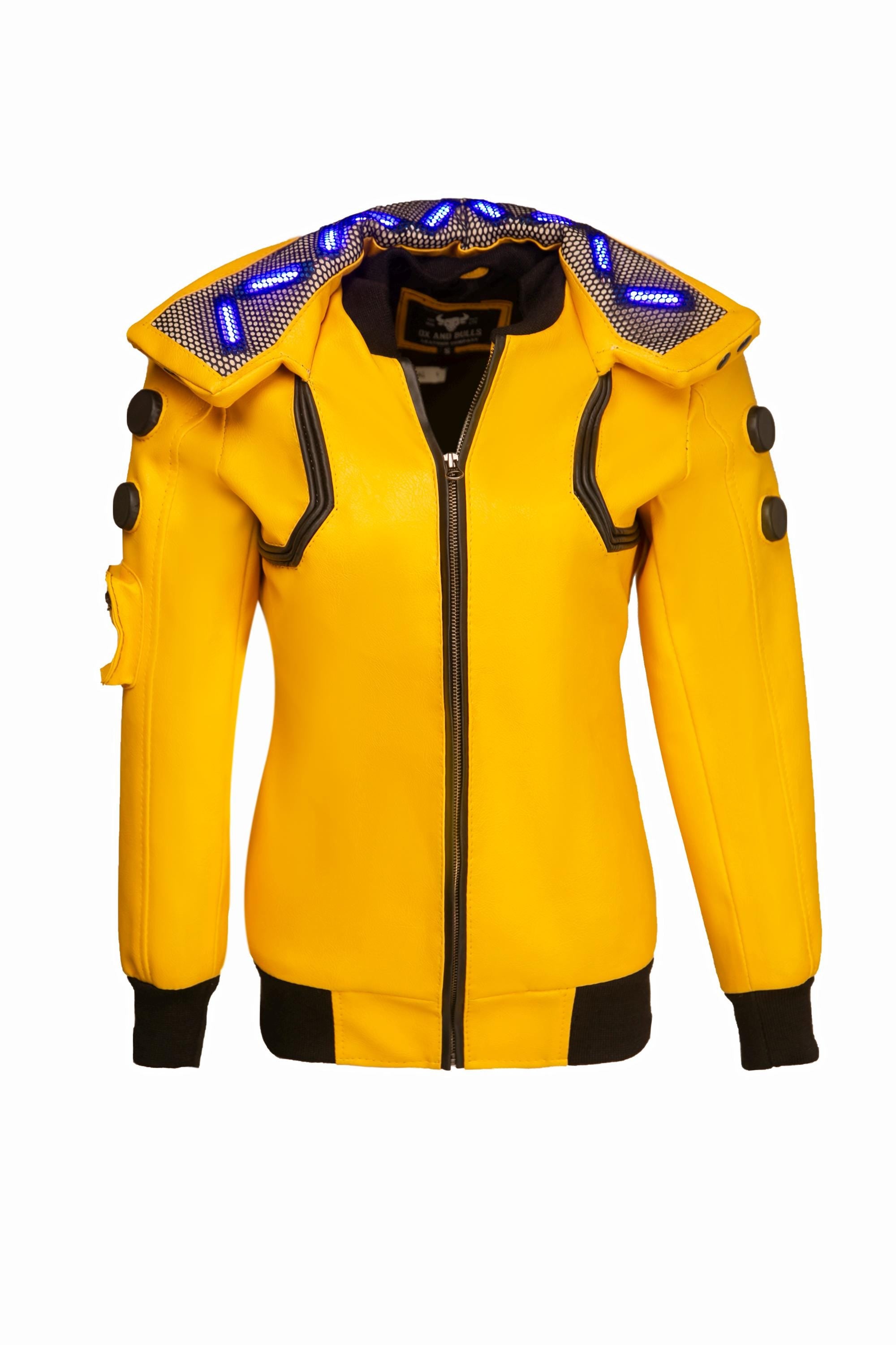 Customizable Cybernetic Maverick Jacket inspired by the Lucy Cyber-punk Jacket -Handmade Cosplay- Make your own Cyberpunk Jacket!