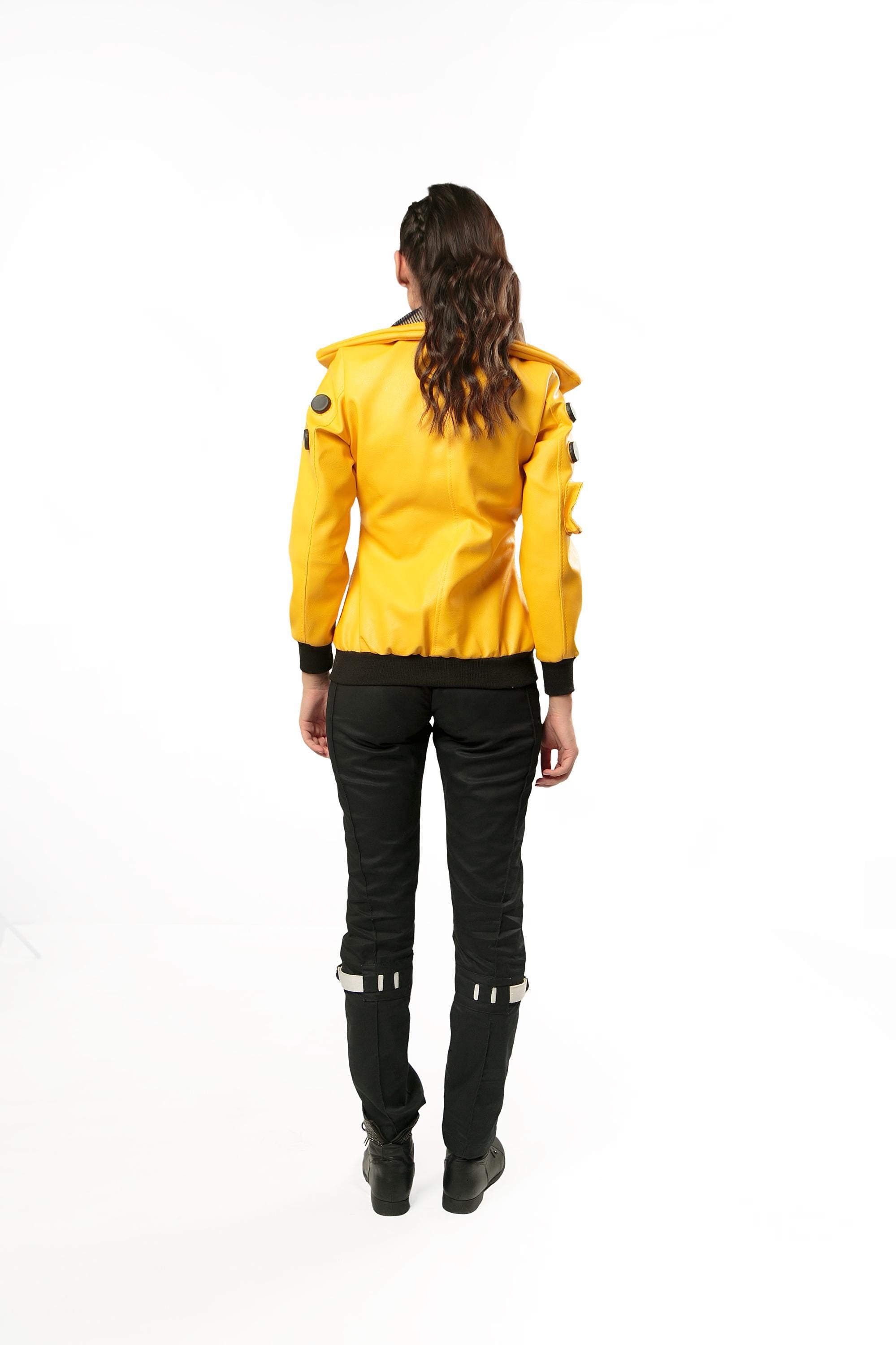 Cybernetic Lucy Jacket – Handmade Cosplay, Customizable Maverick Style