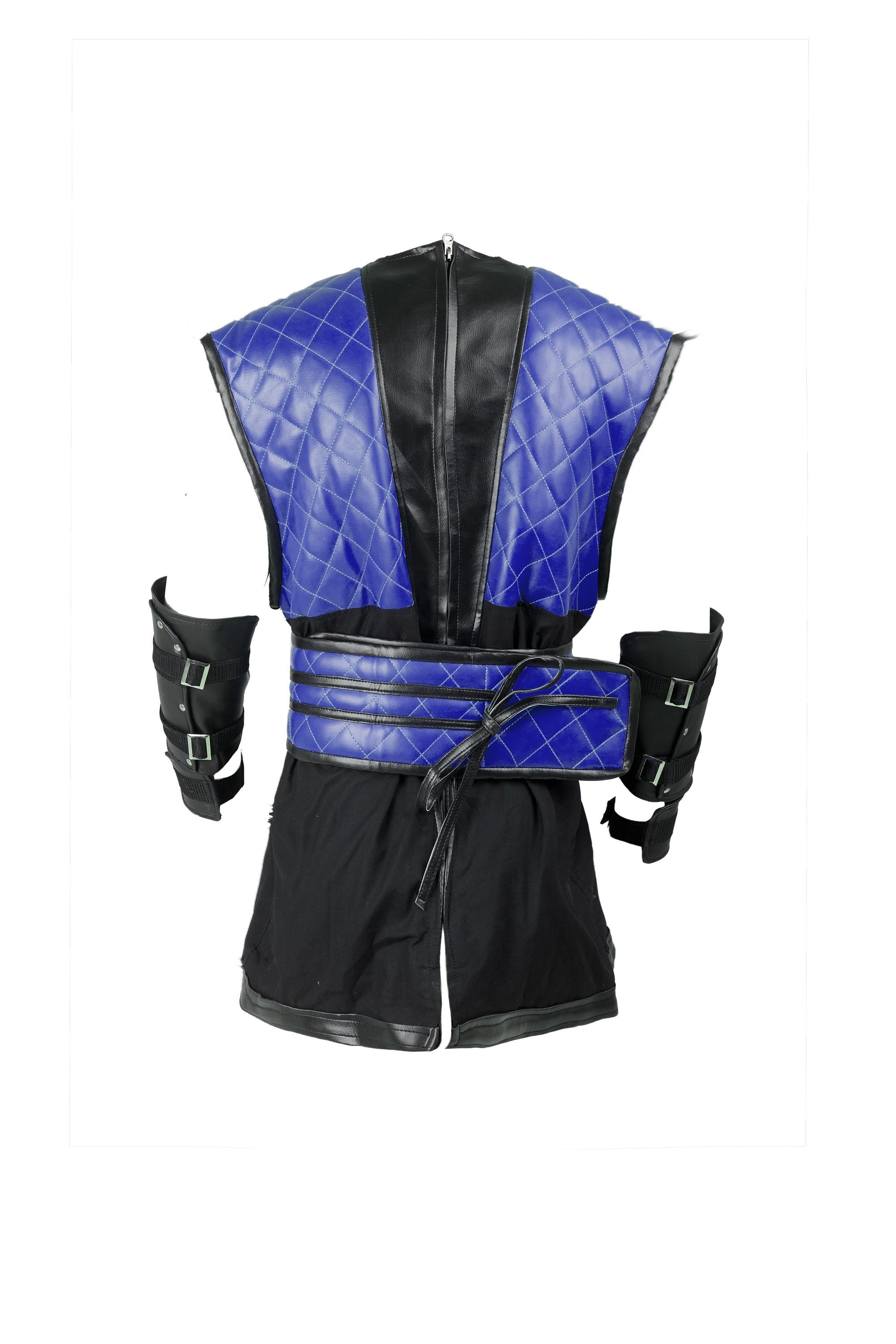 Subzero Mortal Kombat Cosplay Vest and Costume Handcrafted by Ox and Bulls