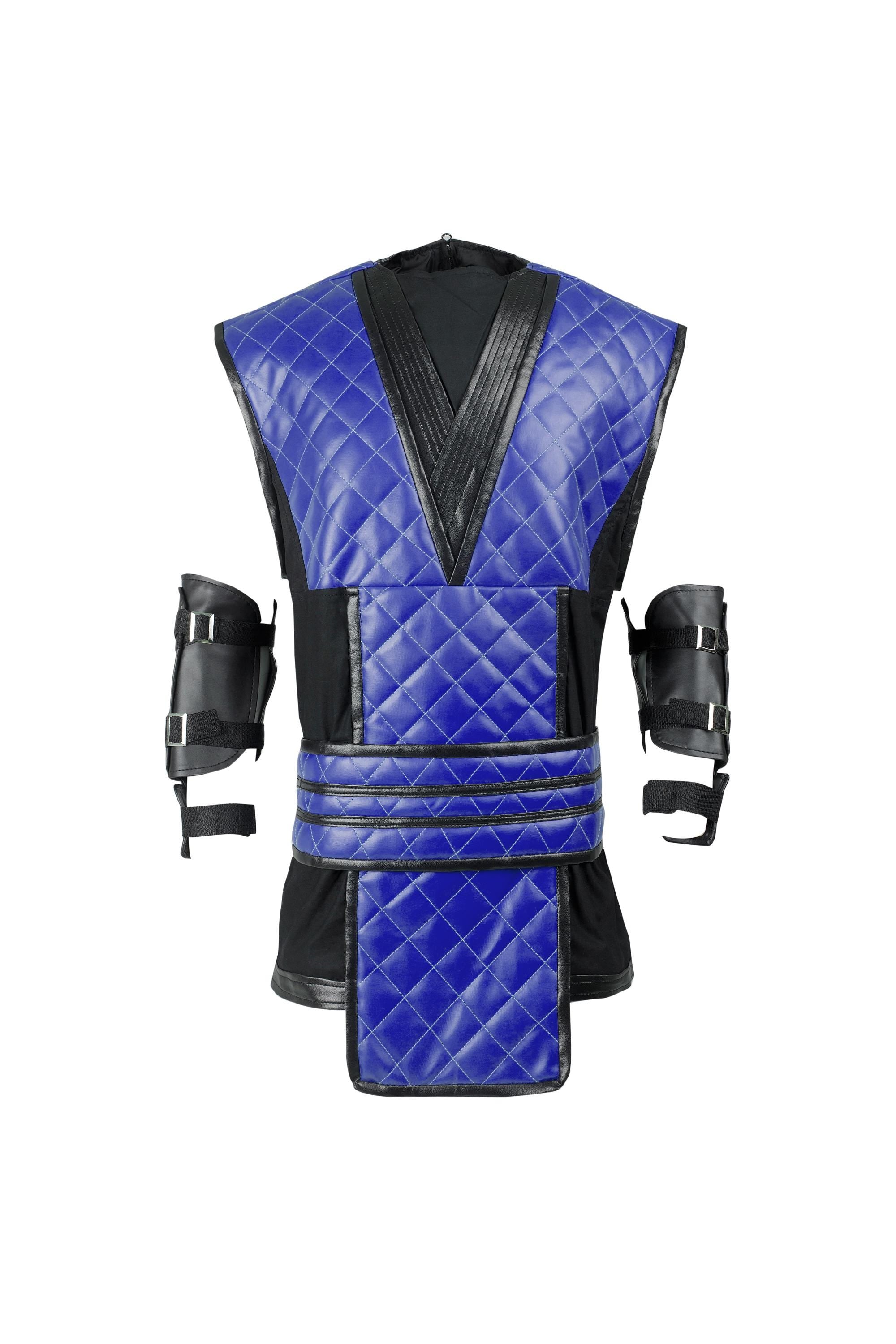 Subzero Mortal Kombat Cosplay Vest and Costume Handcrafted by Ox and Bulls
