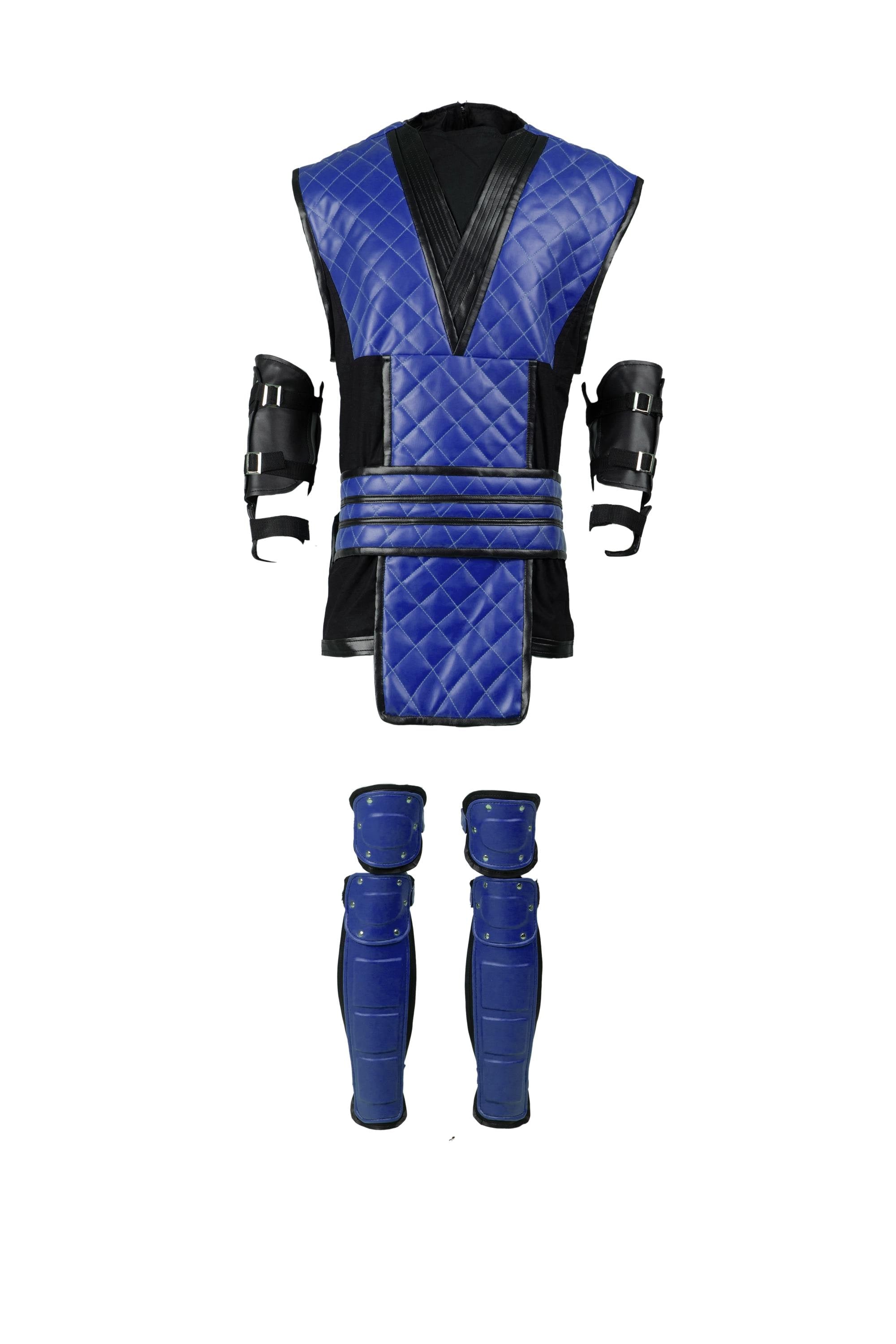 Subzero Mortal Kombat Cosplay Vest and Costume Handcrafted by Ox and Bulls