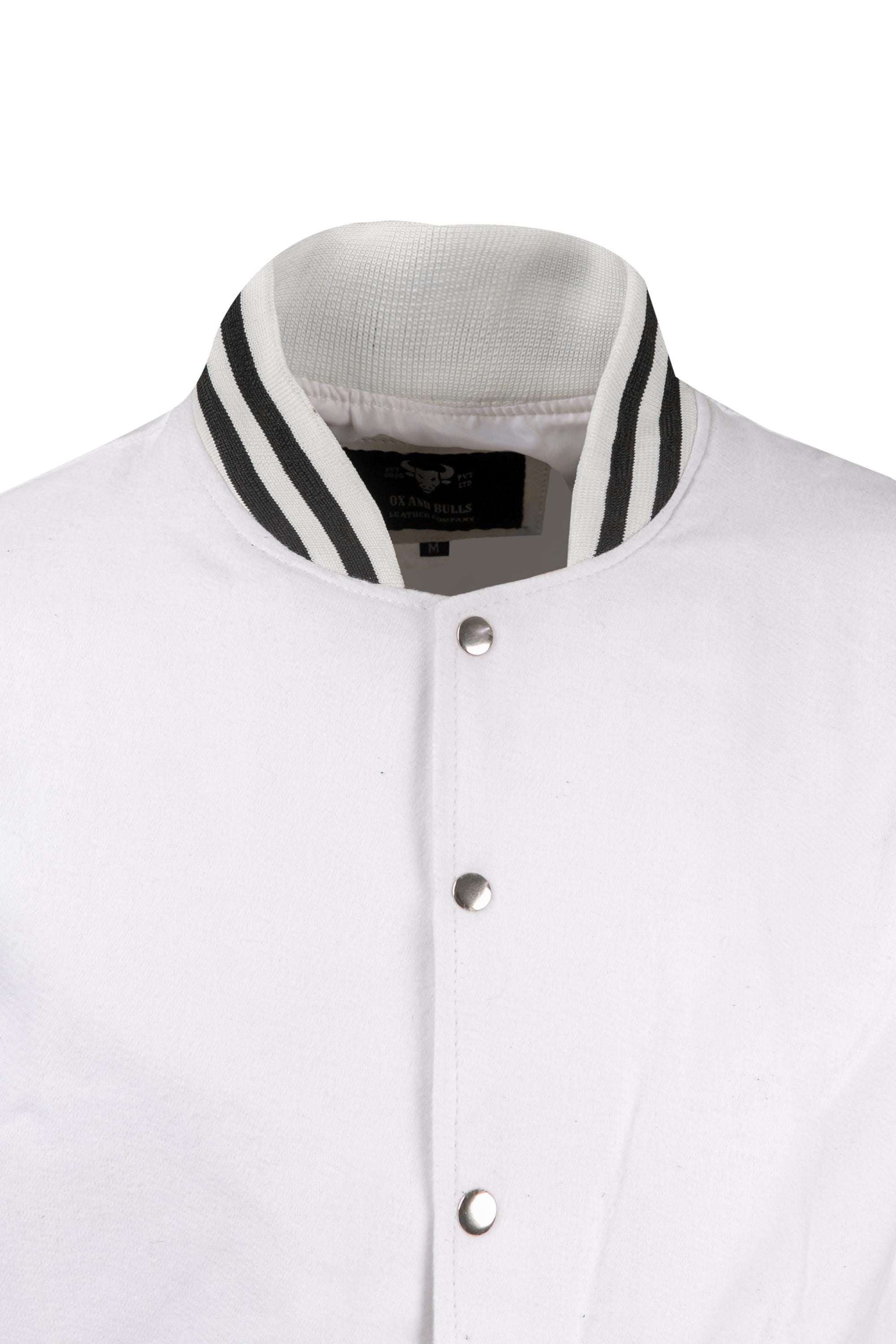 Weeknd XO Varsity Jacket White and Black Varsity Handmade Cosplay Customizable