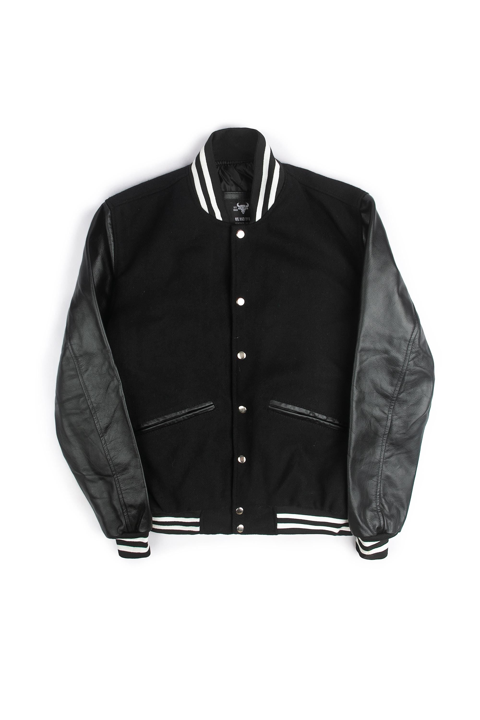 Weeknd Varsity Jacket Black and White Varsity Handmade Cosplay Customizable