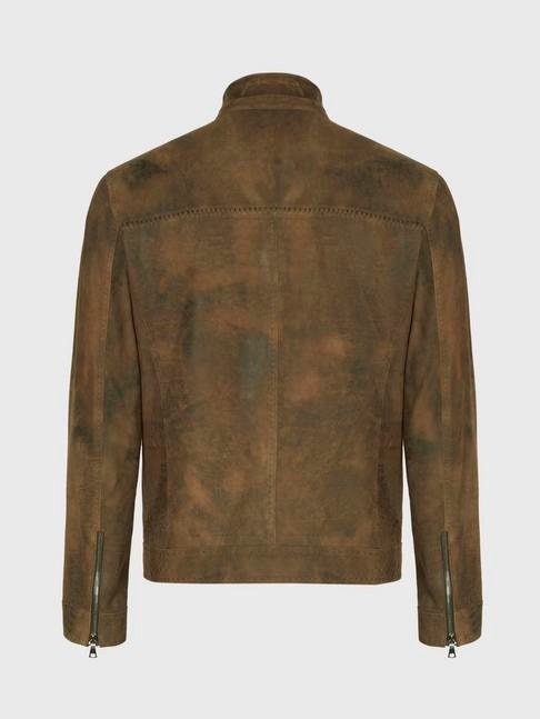 Handmade Slim Fit Jacket With Artisan Stitch