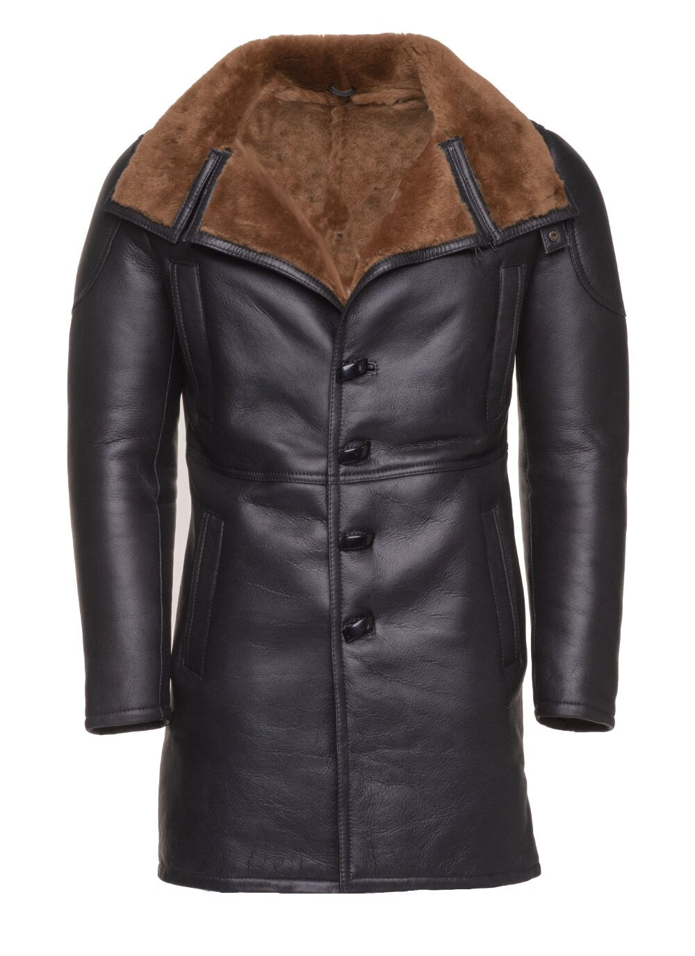 Handmade Shearling Coat Inspired By Ryan Gosling's Blade Runner 2049 Trench Coat