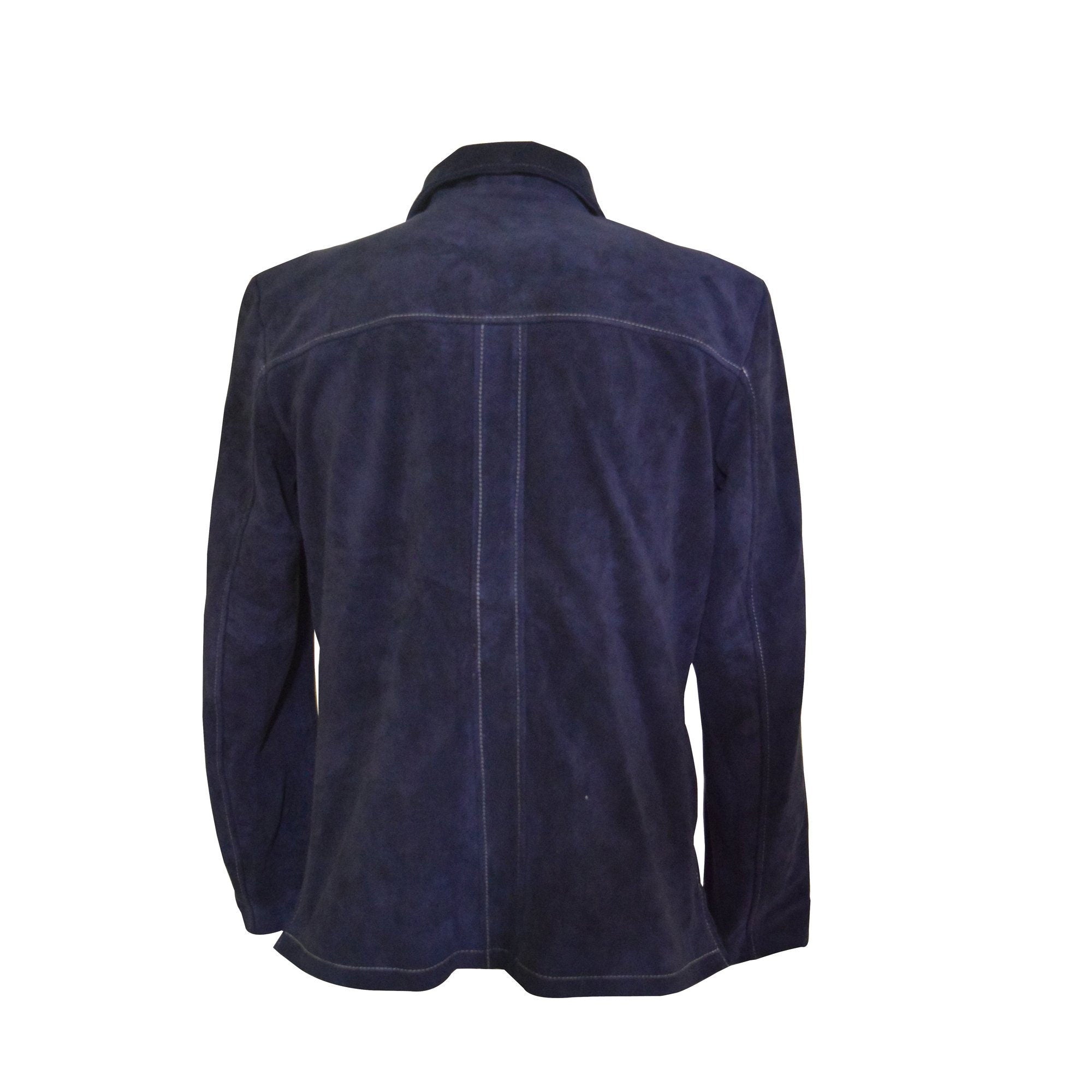 Handmade Neive's Blue Suede Shirt