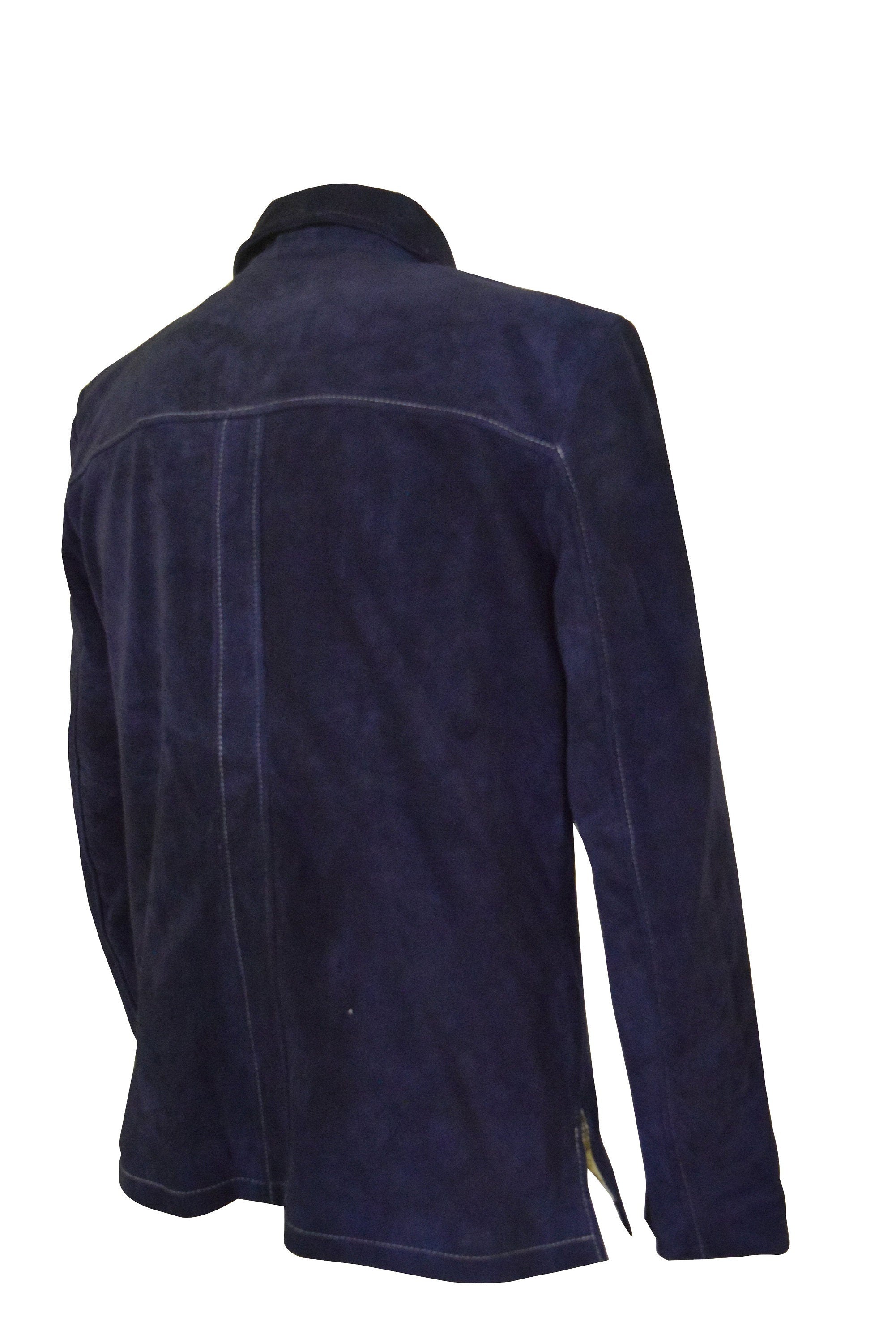 Handmade Neive's Blue Suede Shirt