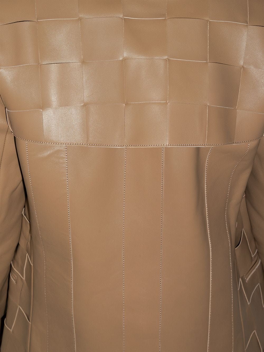 Handmade Gigi Woven Leather Blazer