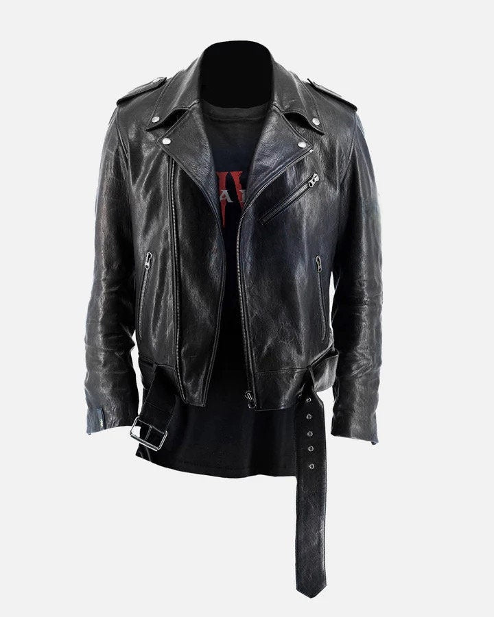 Handmade Diablo Leather Jacket for Cosplay Diablo IV Gaming Cosplay Jacket