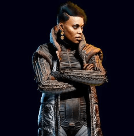 Brigitte Sleeveless Coat Cyberpunk 2077