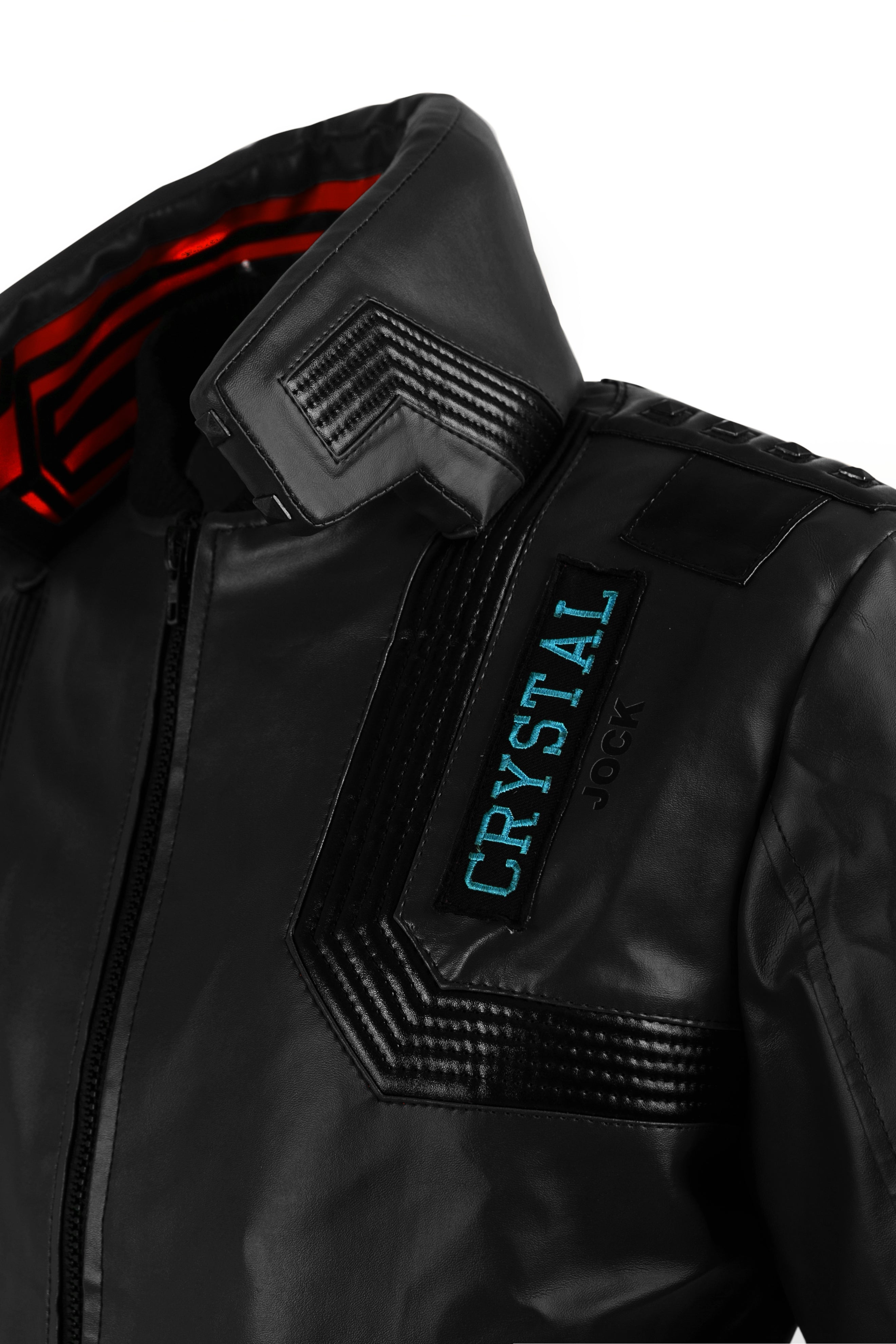 Cyberpunk 2077 Black Jacket V's Samurai Bomber Leather Jacket