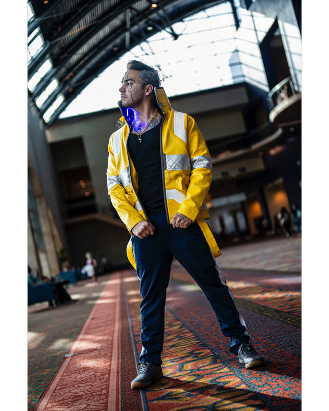 Edgerunners Cyberpunk David Martinez Neon Jacket  2077 David Cosplay Costume Casual Vegan Leather Jacket