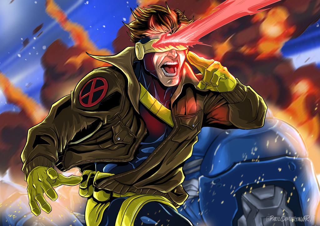 Cyclops X-Men Brown Tactical Jacket – Inspired by 90s Animated Series
