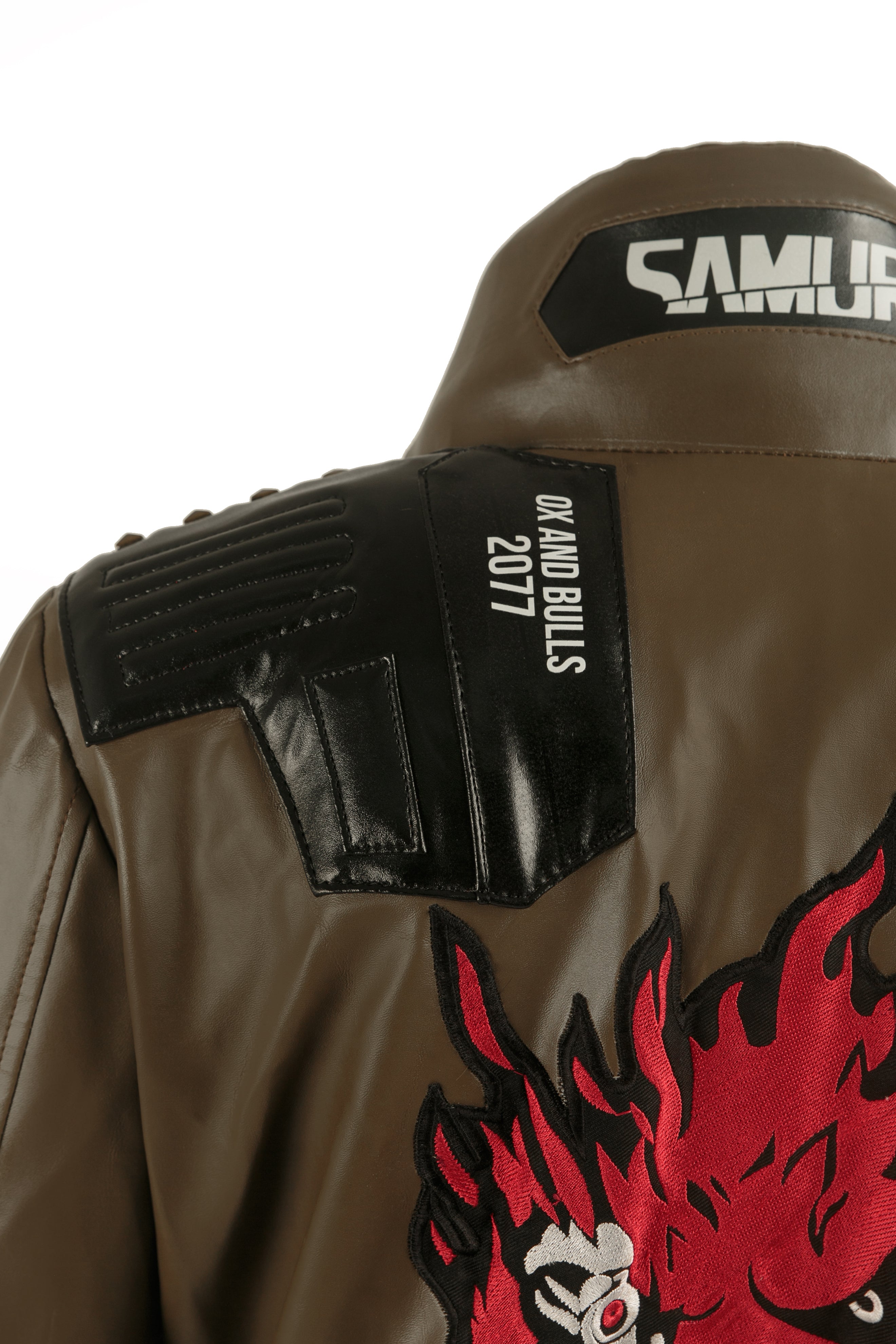 Cyberpunk 2077 Green Jacket Valerie Samurai Bomber Leather Jacket