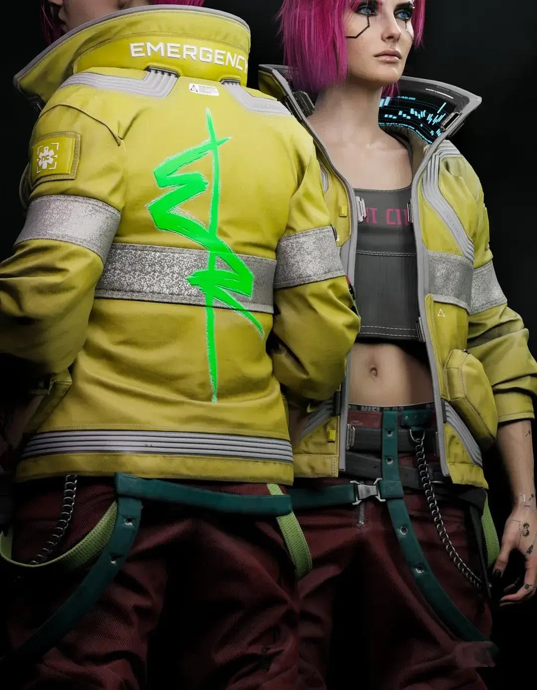 Cyberpunk 2077 Edgerunners Lucy Yellow Jacket