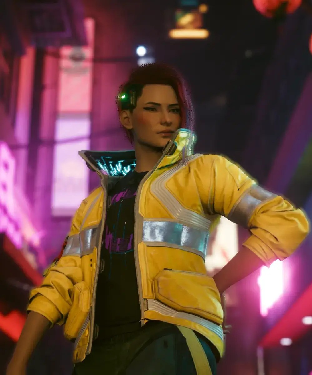 Cyberpunk 2077 Edgerunners Lucy Yellow Jacket