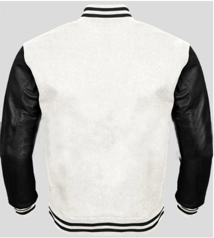 Handmade Baseball Varsity Multi-color Wool Varsity Letterman Bomber Jacket