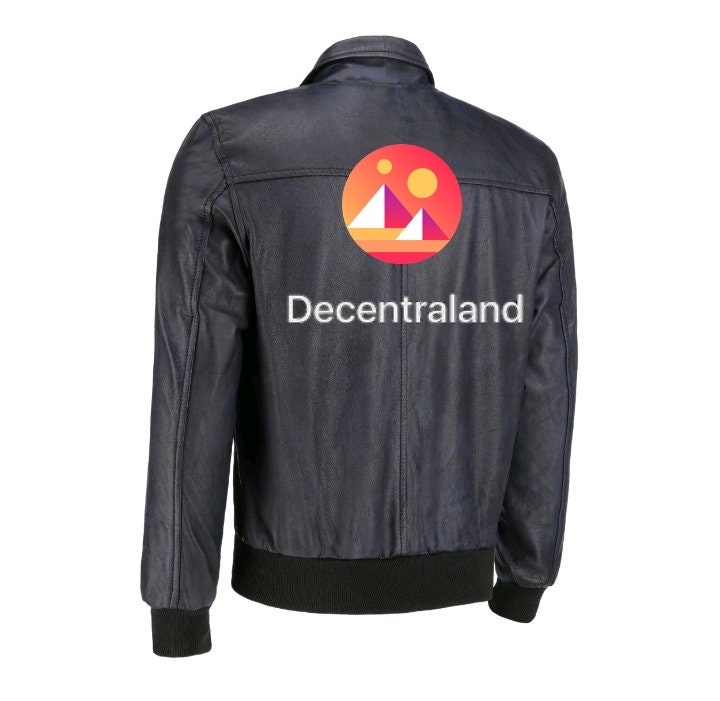 Handmade  Decentraland Leather Jacket