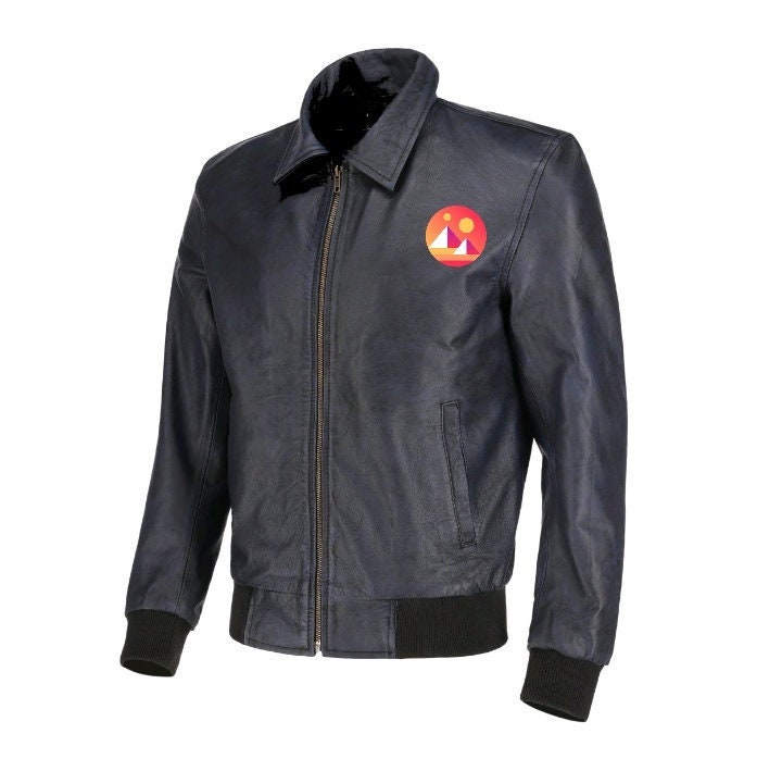 Handmade  Decentraland Leather Jacket