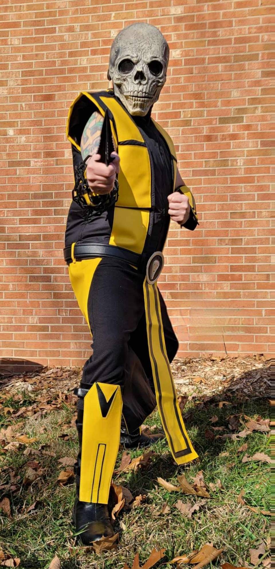 Handmade Scorpion Kombat Cosplay Vest