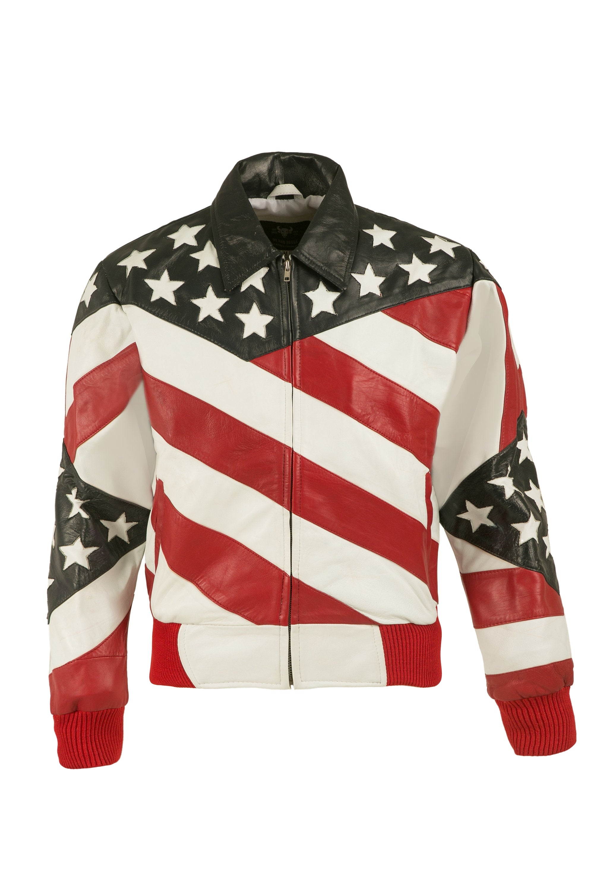 The 4th of July American Flag Jacket 'Merica jacket' Handcrafted by Ox and Bulls