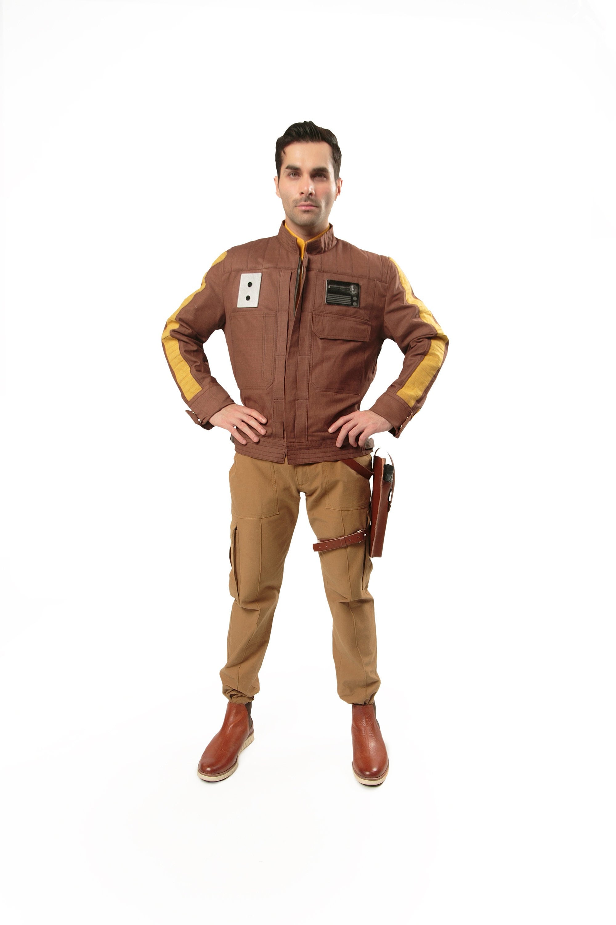 Rogue One A Star Wars Story Captain Cassian Andor Costume Handcrafted by Ox and Bulls