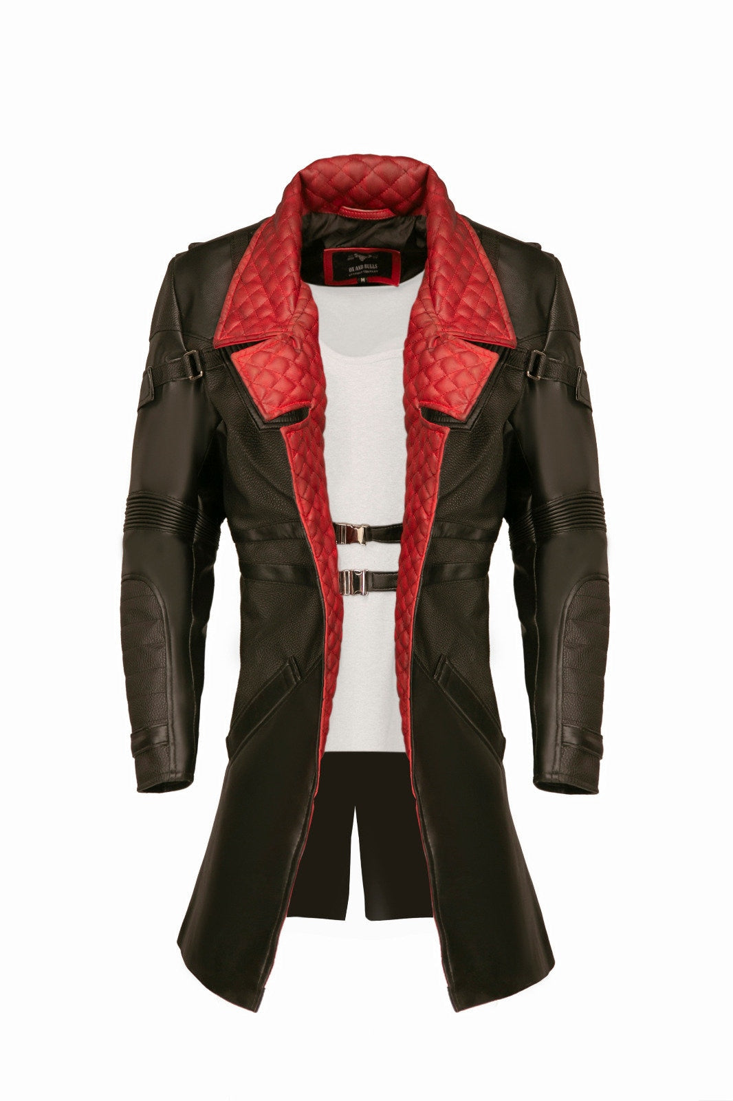 Solomon Reed Leather Coat, Phantom Liberty Cosplay, Handcrafted