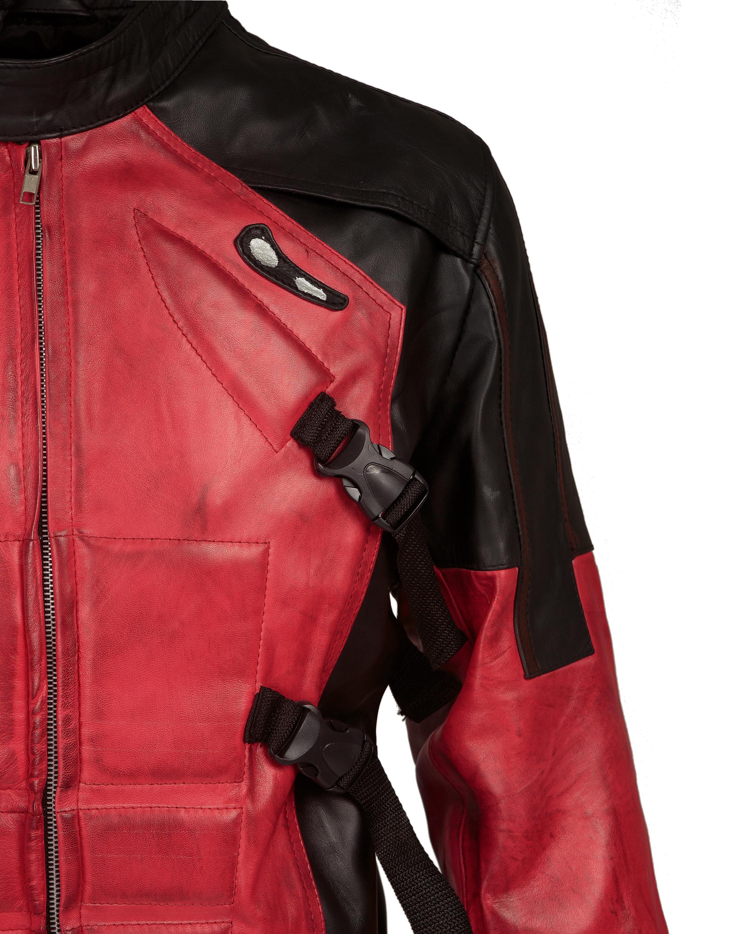 Wade Cosplay Themed Leather Jacket Designed and Handcrafted by Ox and Bulls