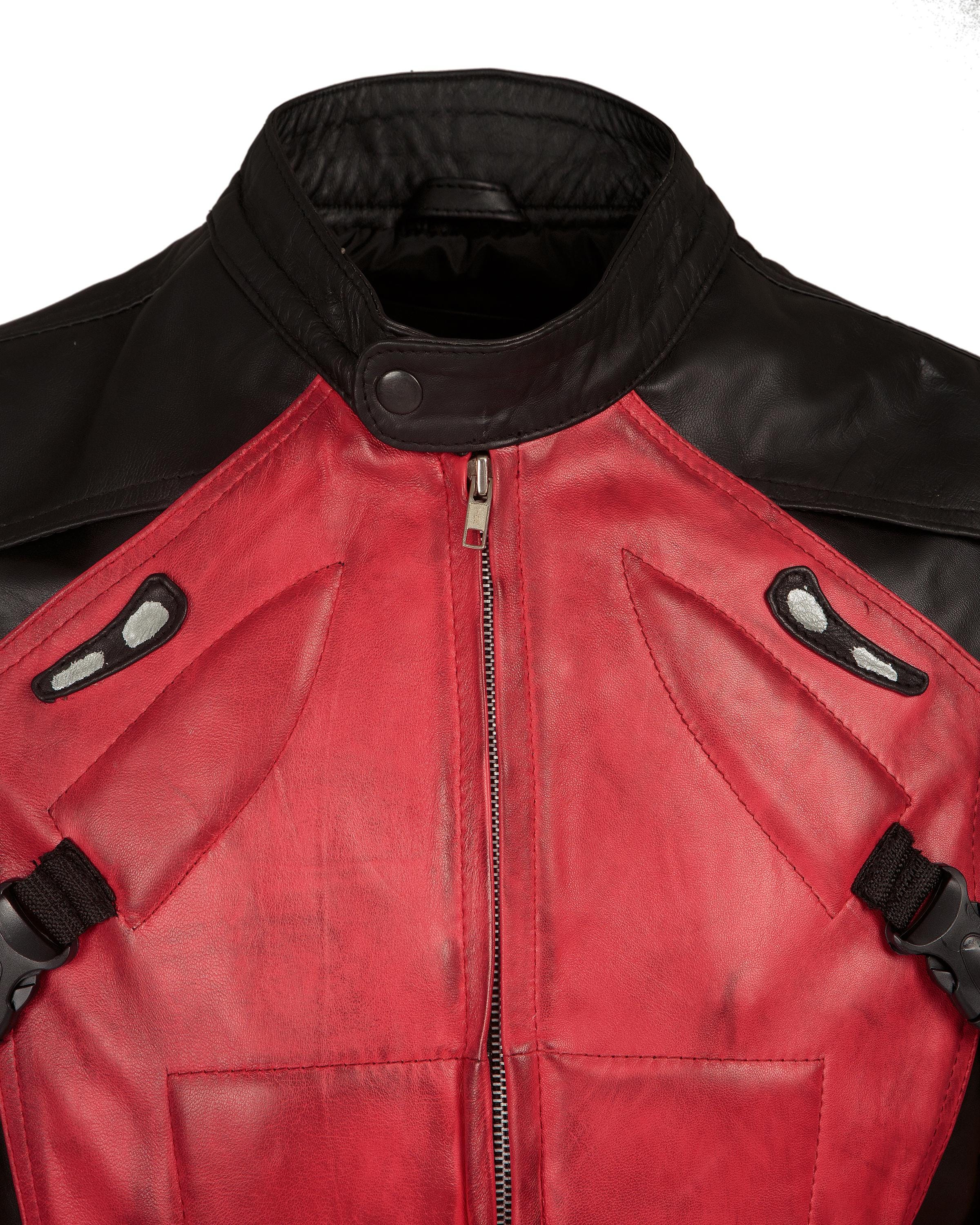 Wade Cosplay Themed Leather Jacket Designed and Handcrafted by Ox and Bulls