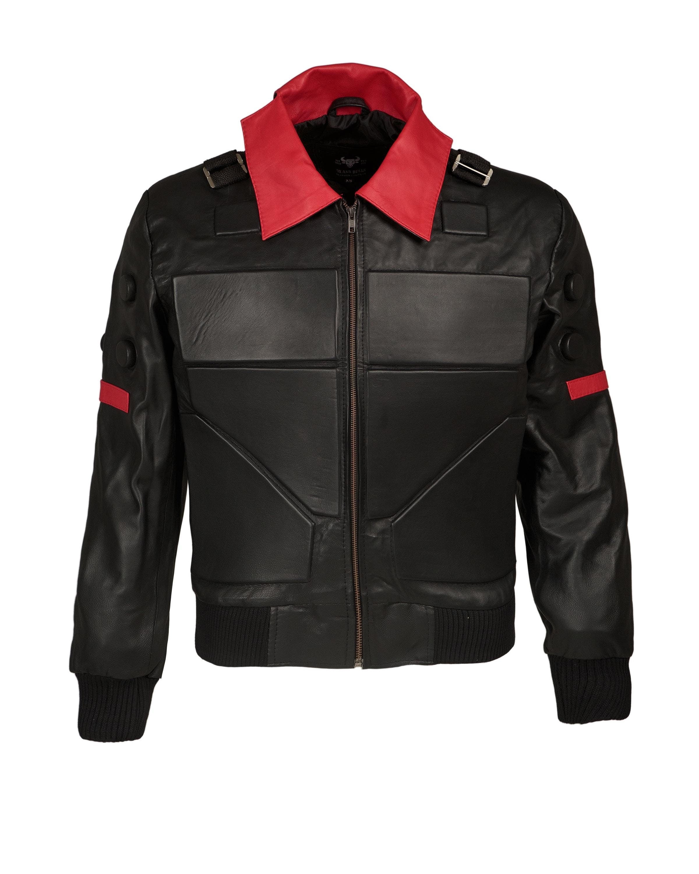 Jackie Welles Cosplay Jacket for Men Handcrafted by Ox and Bulls